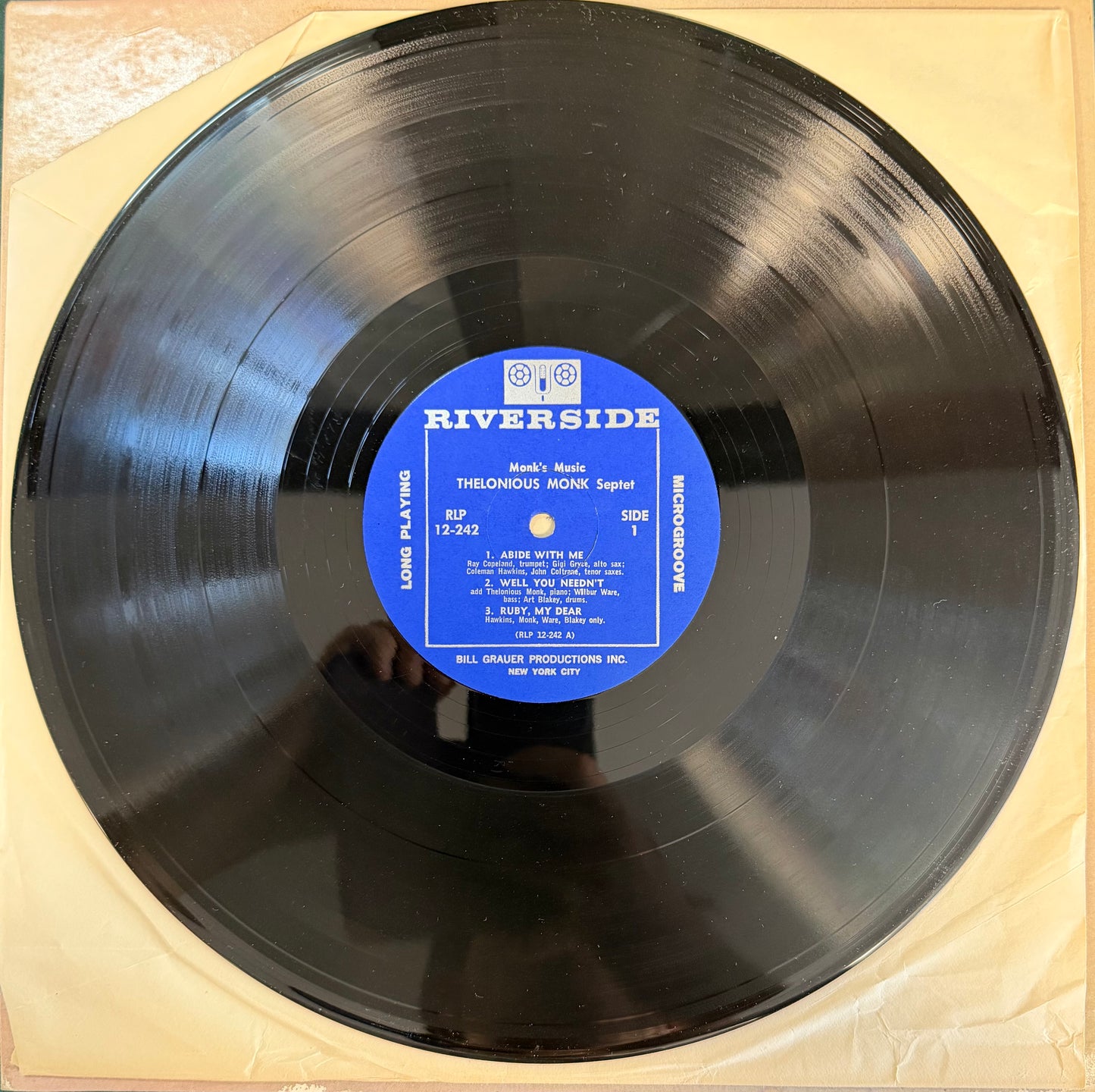Thelonious Monk - Monk's Music 1961 Mono Press Riverside