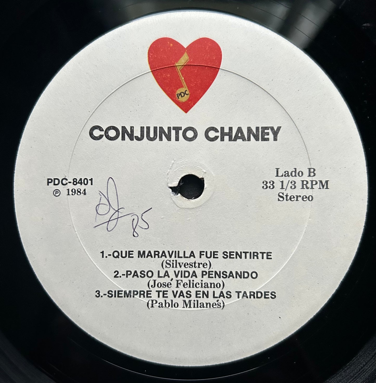 Conjunto Chaney - Chaney 1st Press Puerto Rican Salsa 1984 PDC