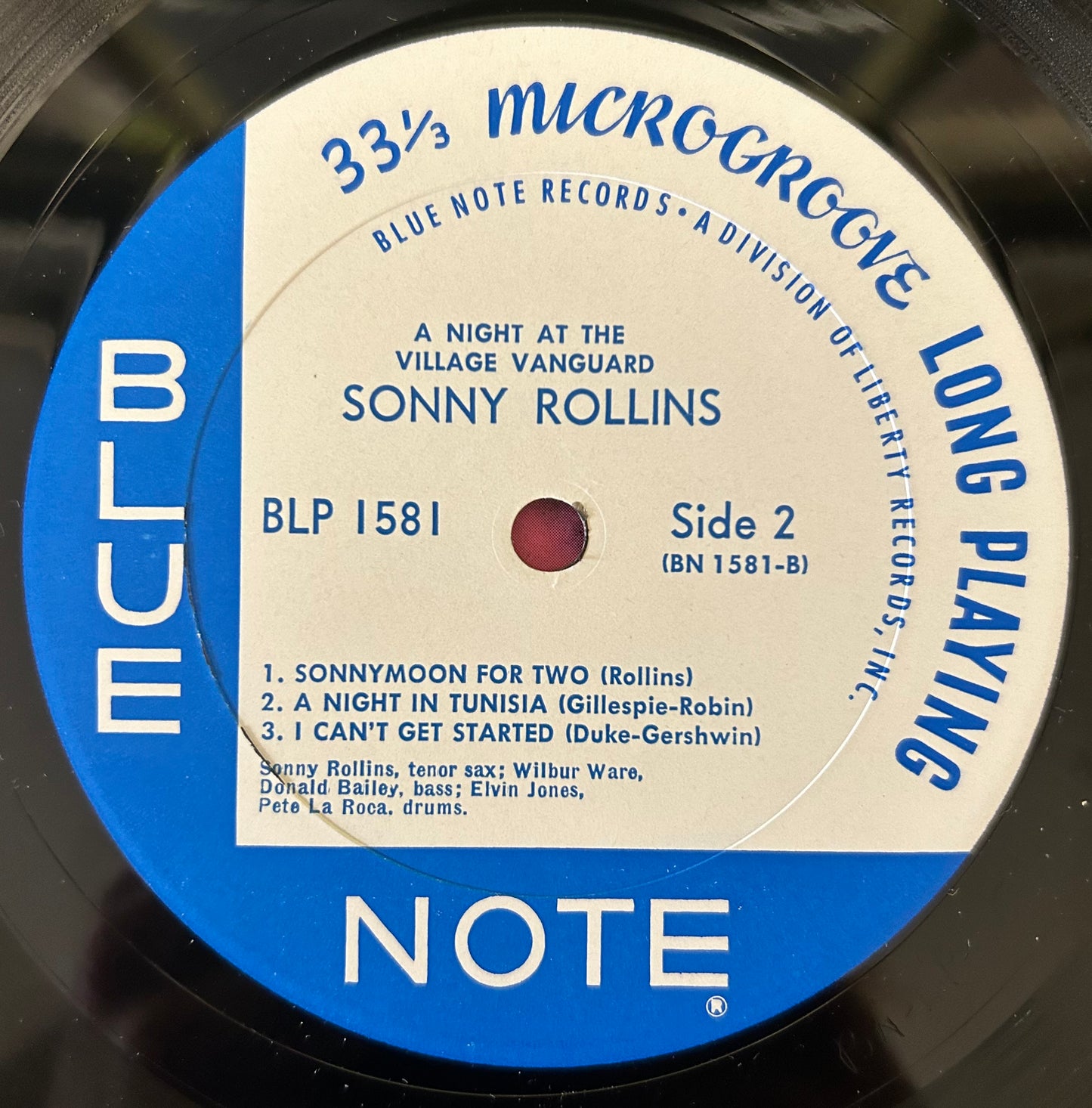 Sonny Rollins - A Night At The Village Vanguard 1966 Liberty Mono RVG Blue Note