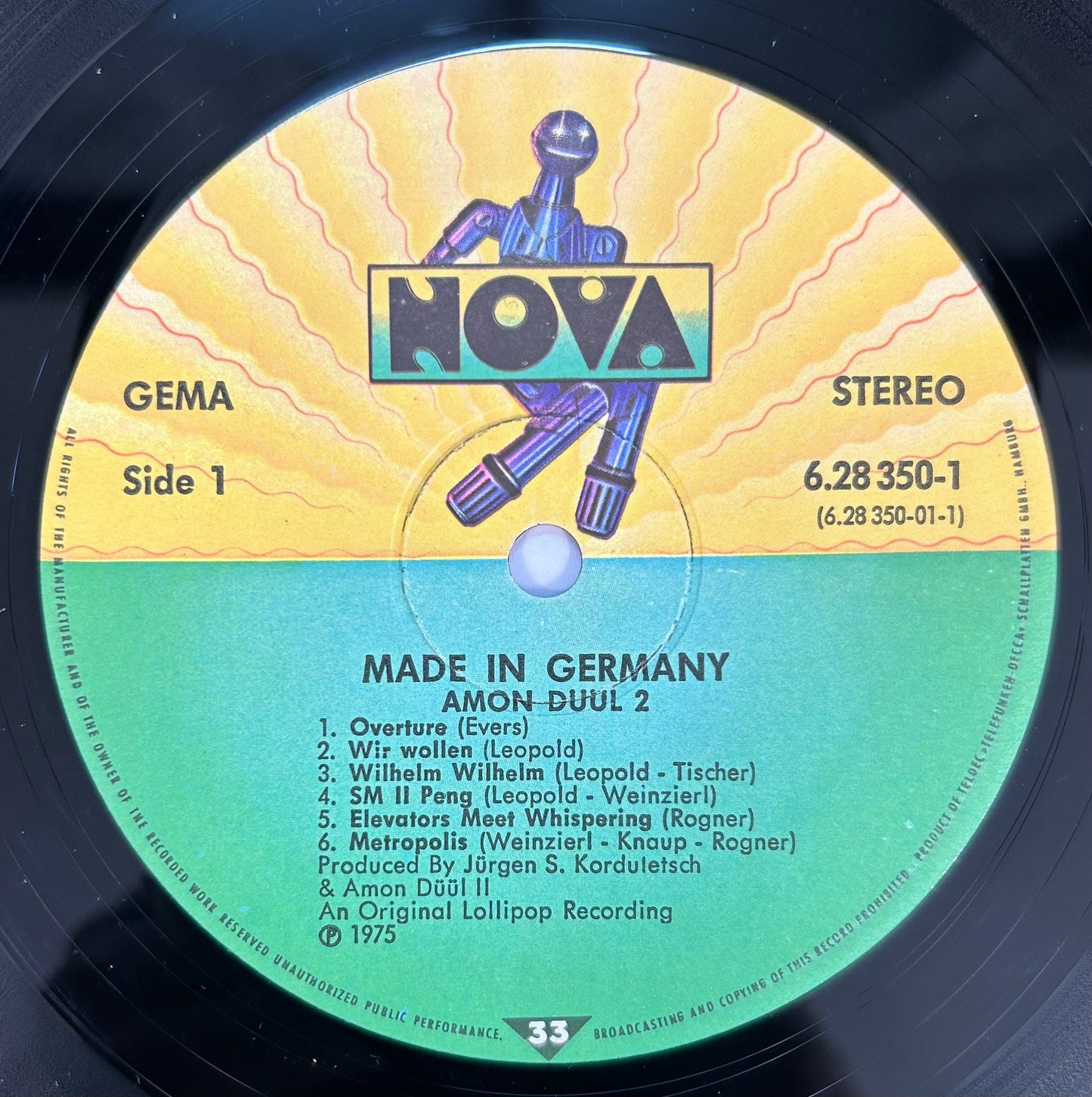 Amon Duul II - Made In Germany 1st Press 1975 German 2lp