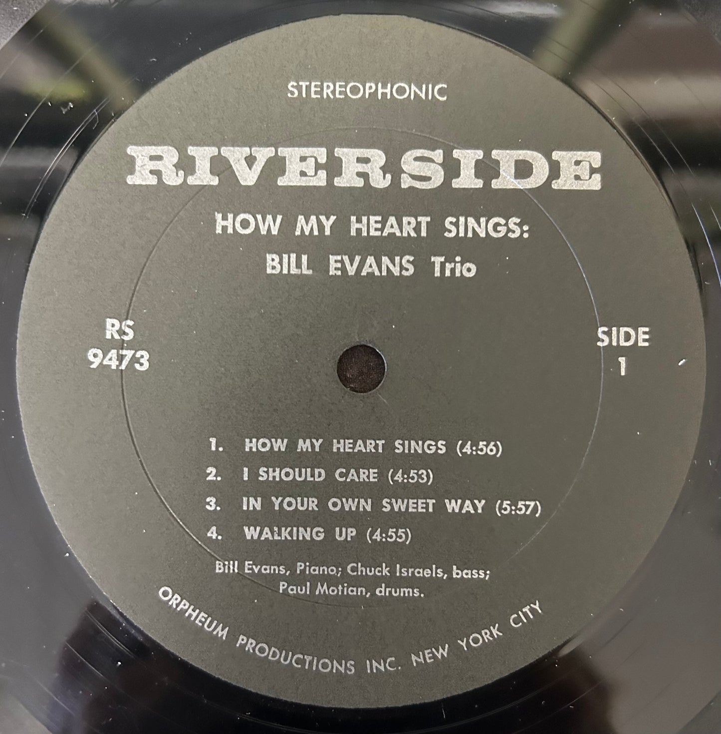 Bill Evans - How My Heart Sings 1967 Stereo Press