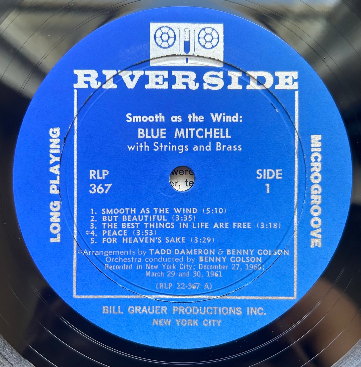 Blue Mitchell - Smooth As The Wind 1961 2nd Mono press Riverside