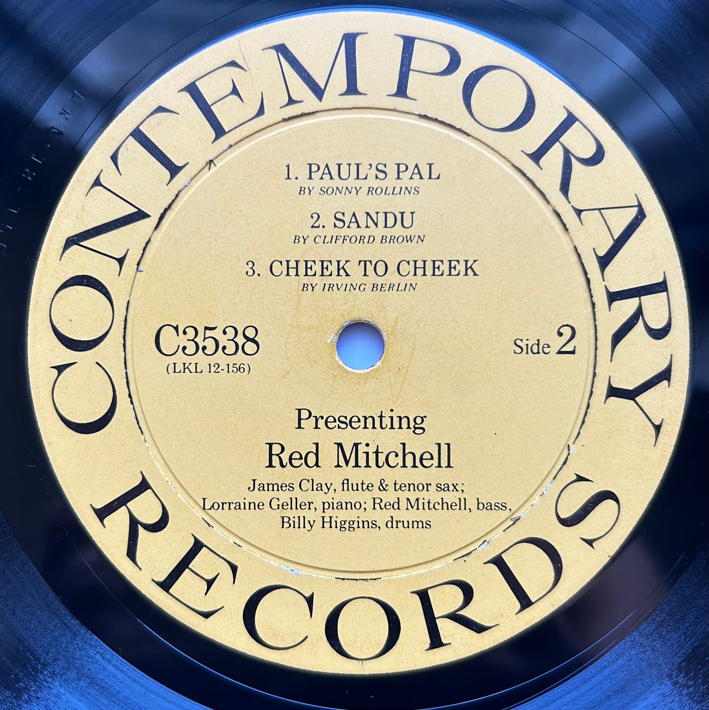 Red Mitchell - Presenting Red Mitchell 1957 Contemporary 1st Mono Press