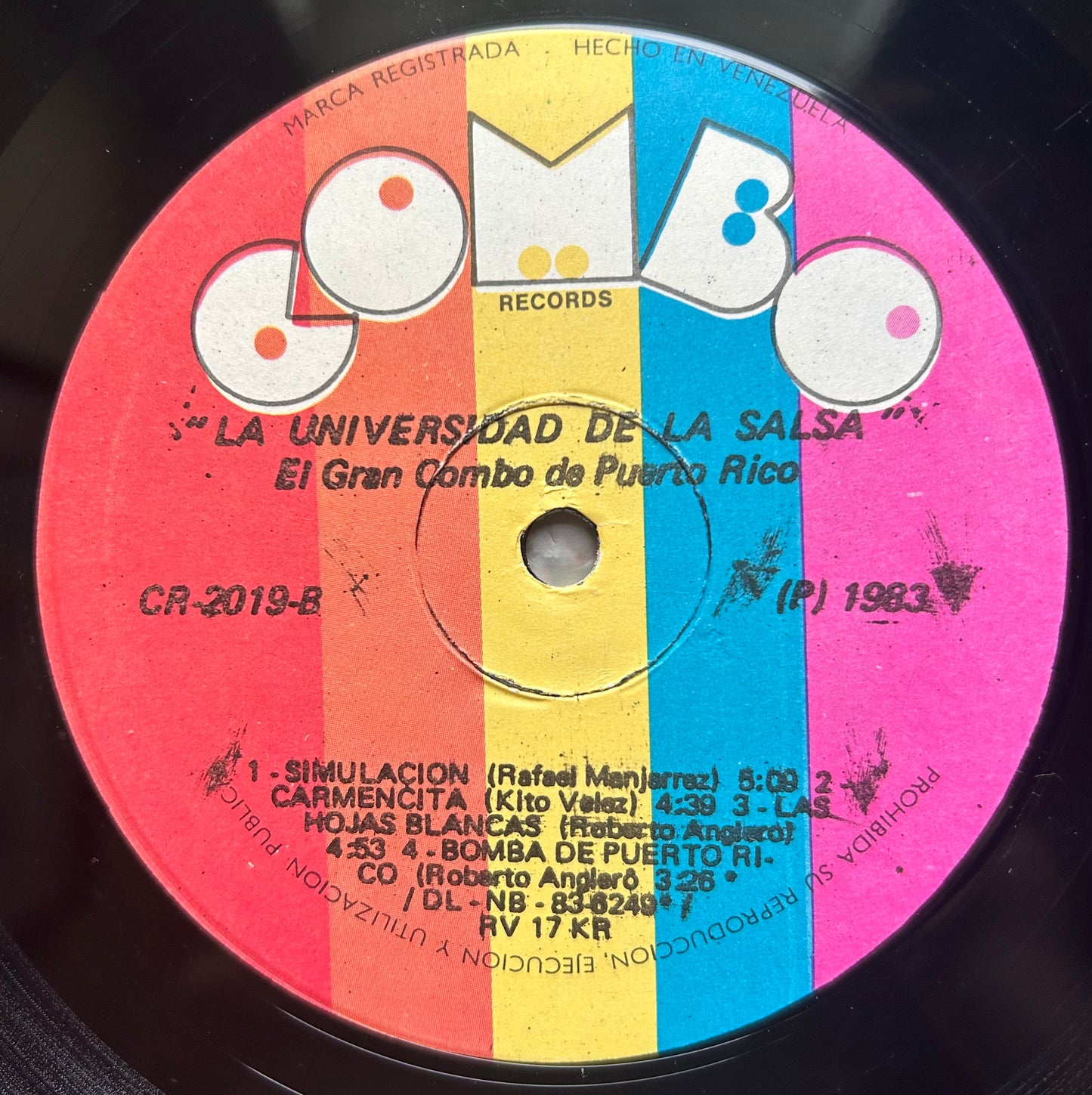 El Gran Combo - La Universidad De La Salsa 1983 Venezuelan Press Salsa