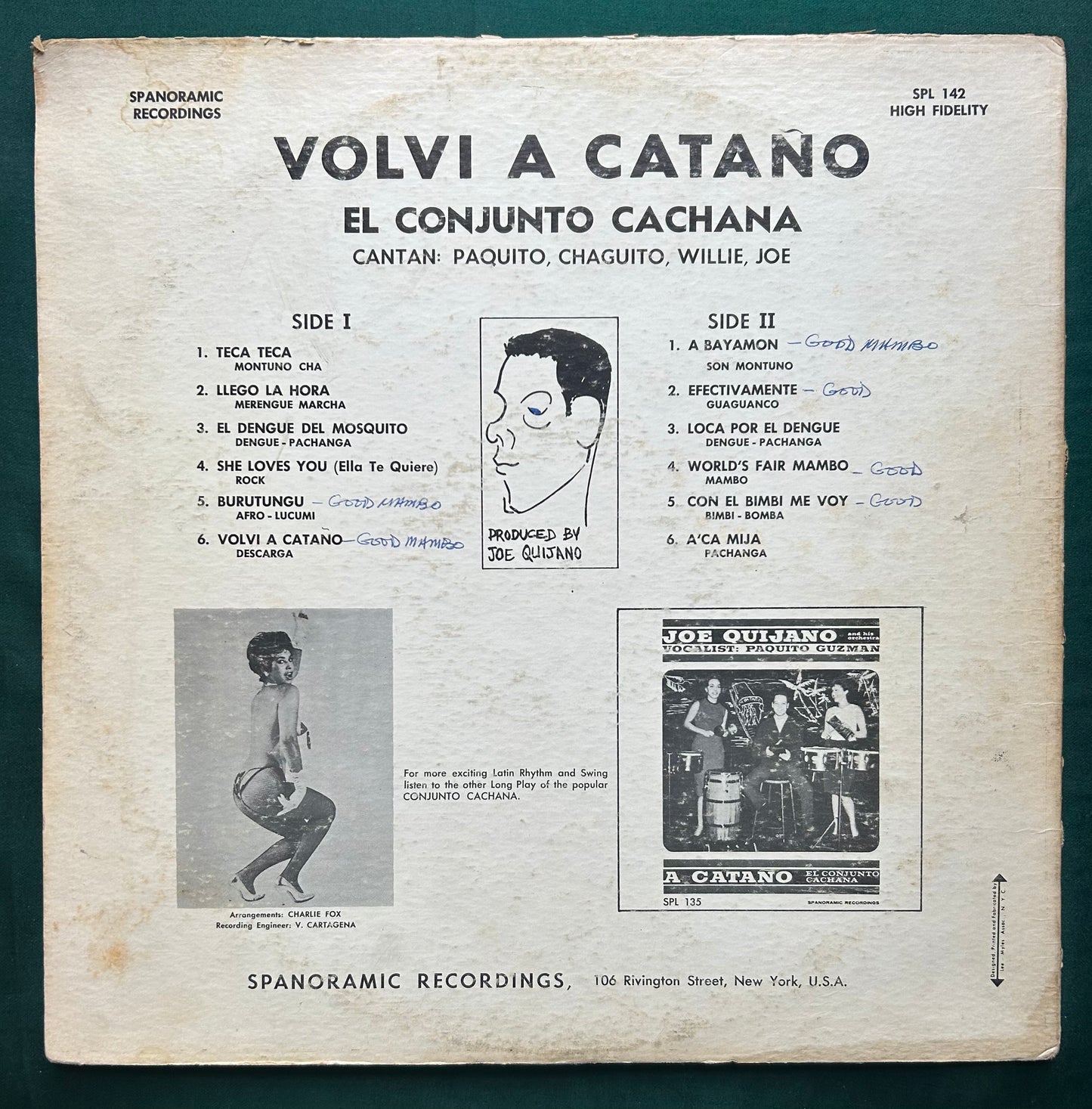 El Conjunto Cachana - Volvi a Catano Rare 1964 NYC Salsa - w/ Spanish cover of "She Loves You"