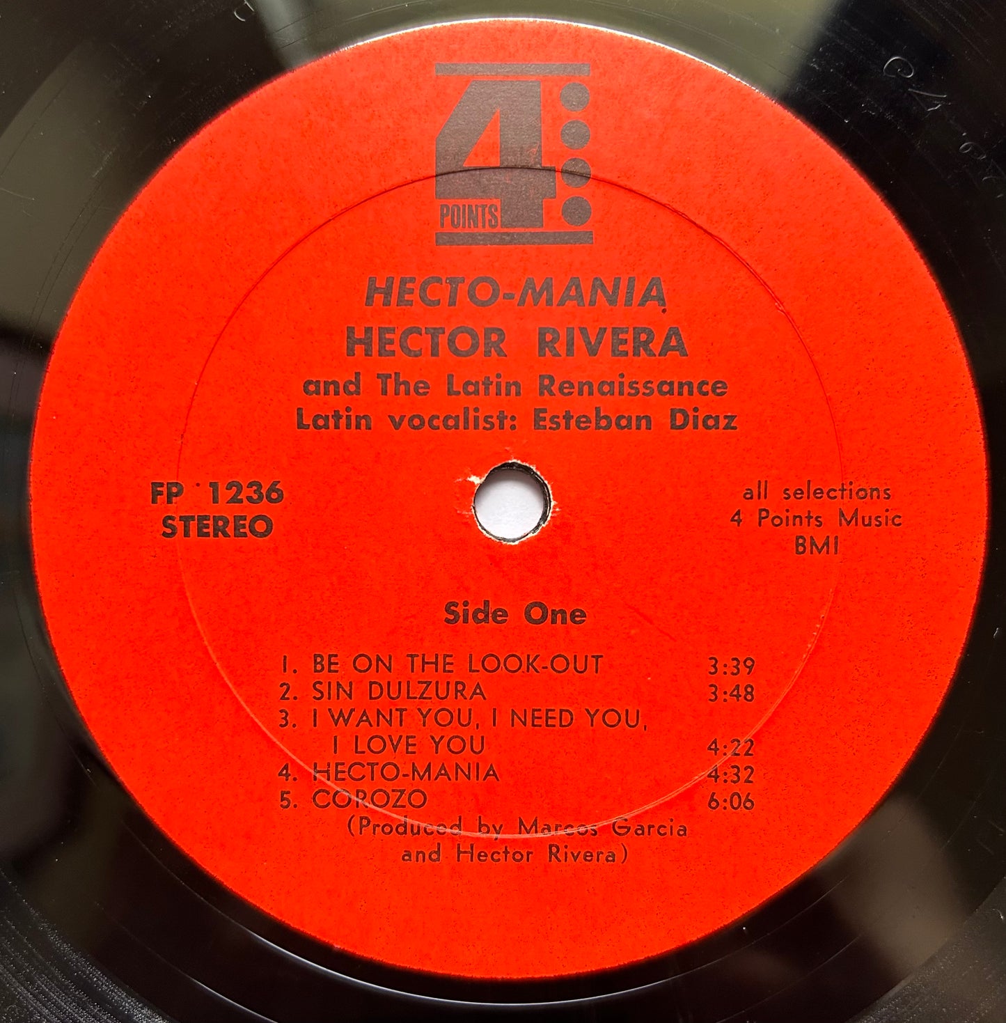 Hector Rivera & The Latin Renaissance - Hecto-Mania 1st Press 4 Points 1970 Latin Soul