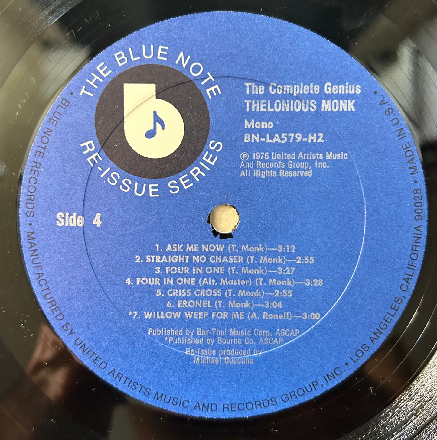 Thelonious Monk - The Complete Genius 1976 Blue Note Re-Issue Series Comp