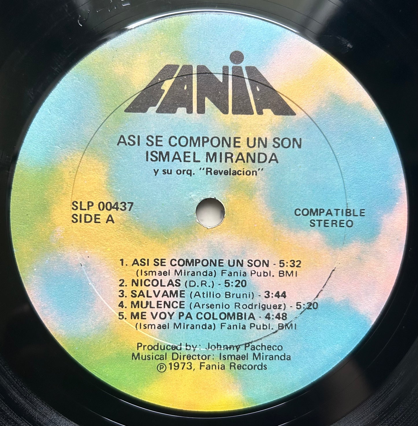 Ismael Miranda - Asi Se Compone Un Son 1st Press Fania 1973 Salsa