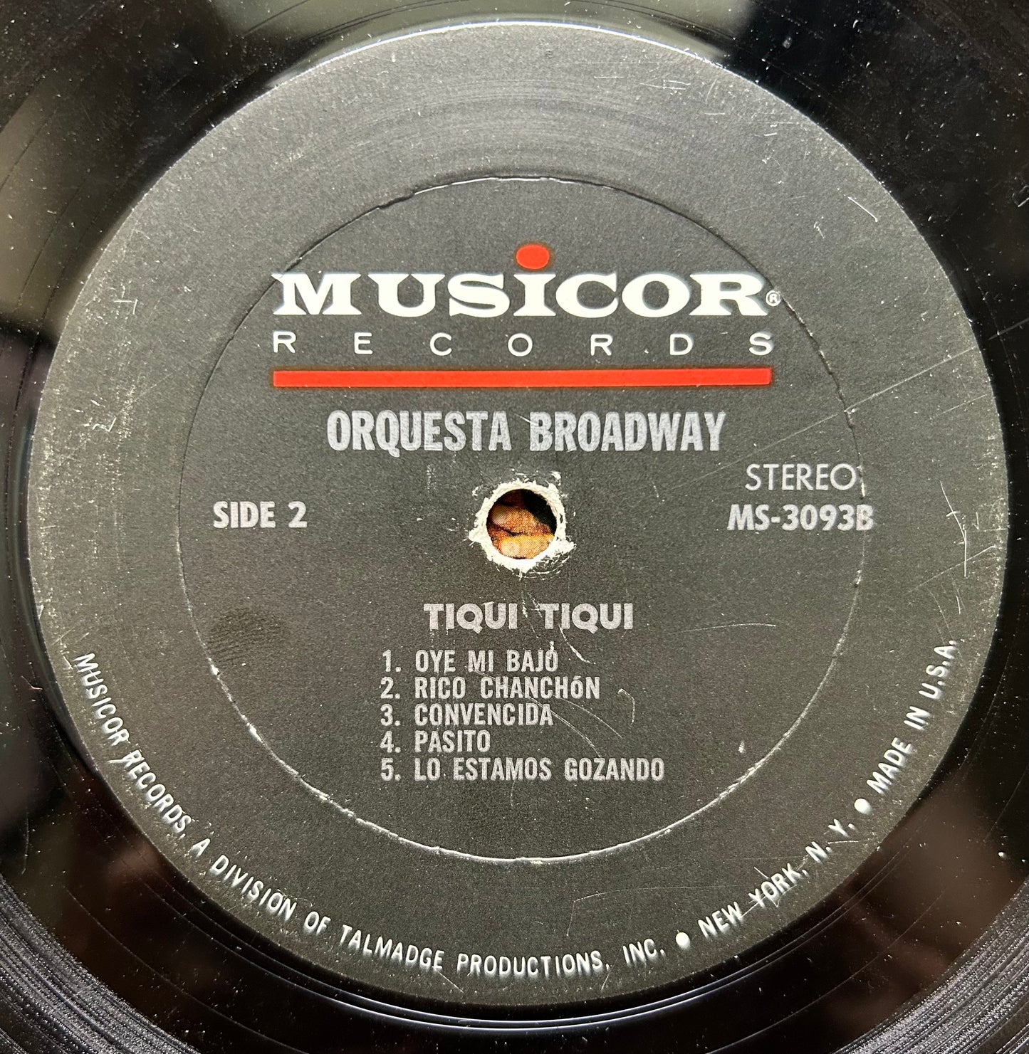 Orquesta Broadway - Tiqui, Tiqui 1st Stereo Press Musicor 1966 Rare Charanaga