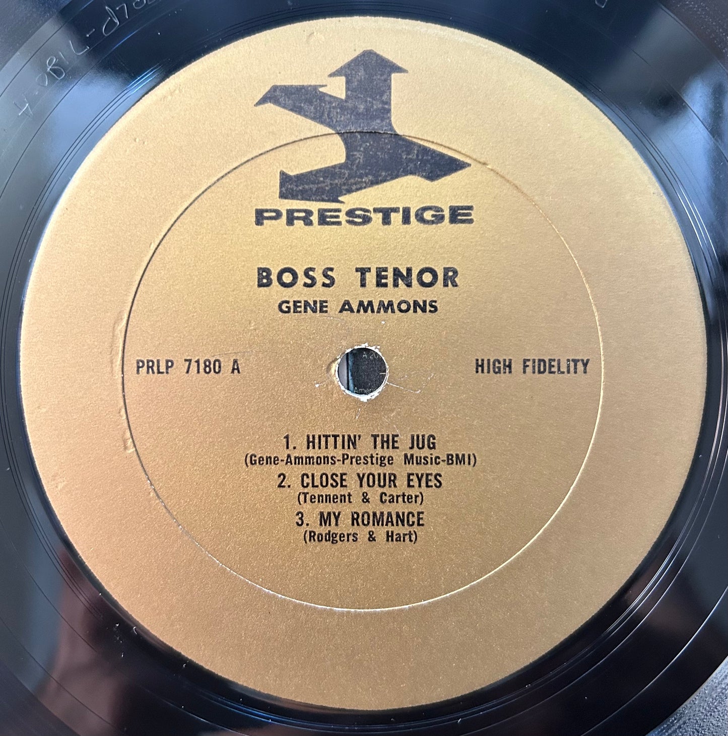 Gene Ammons - Boss Tenor 1964 Mono Prestige Gold Label Repress RVG