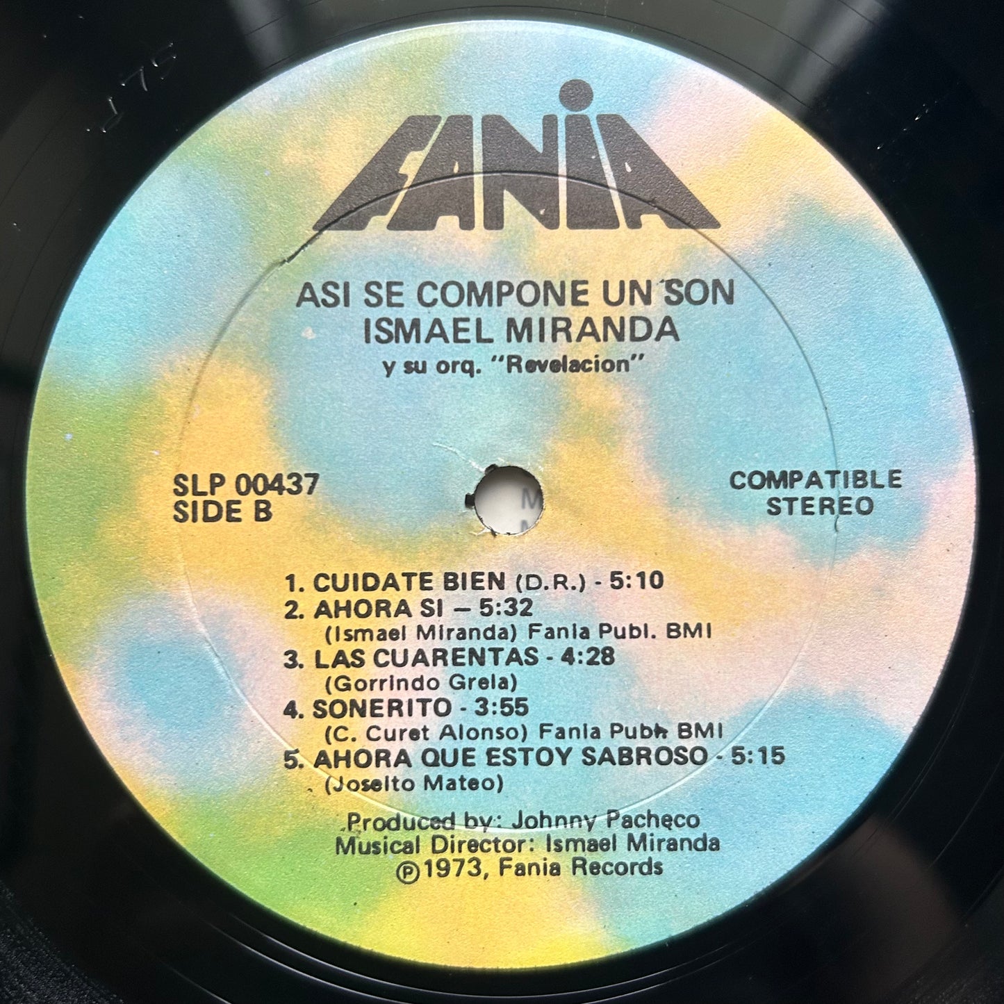 Ismael Miranda - Asi Se Compone Un Son 1st Press Fania 1973 Salsa