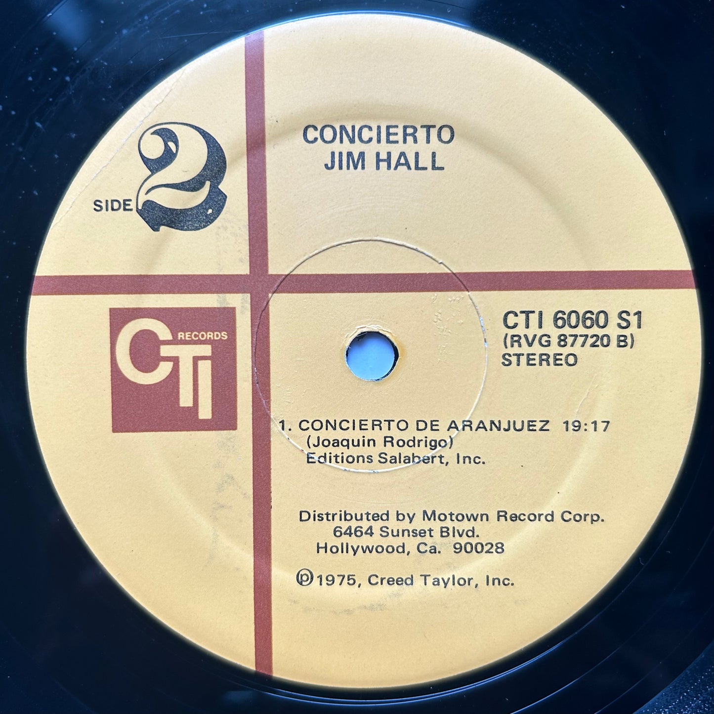 Jim Hall - Concierto 1st Press CTI 1975 Cool Jazz