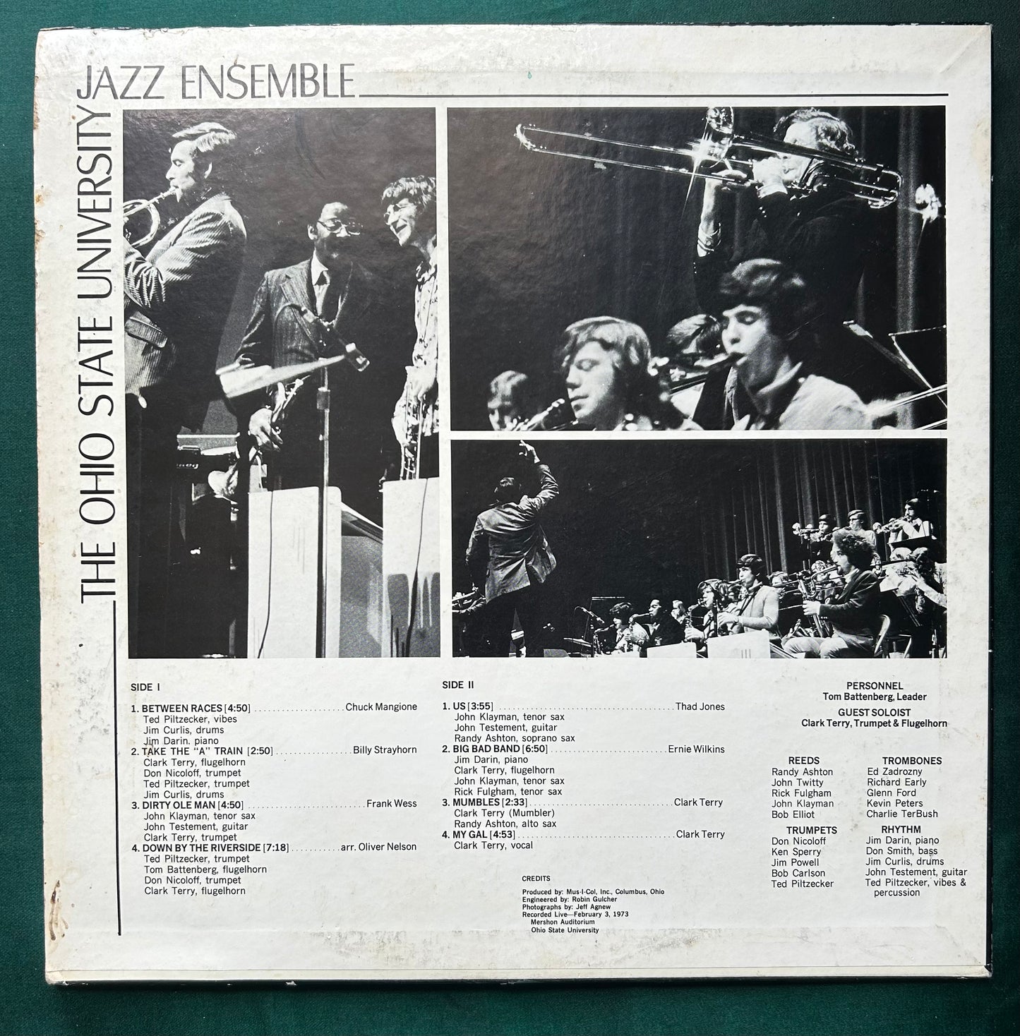 Ohio State University Jazz Ensemble - Clark Terry Private Press College Jazz