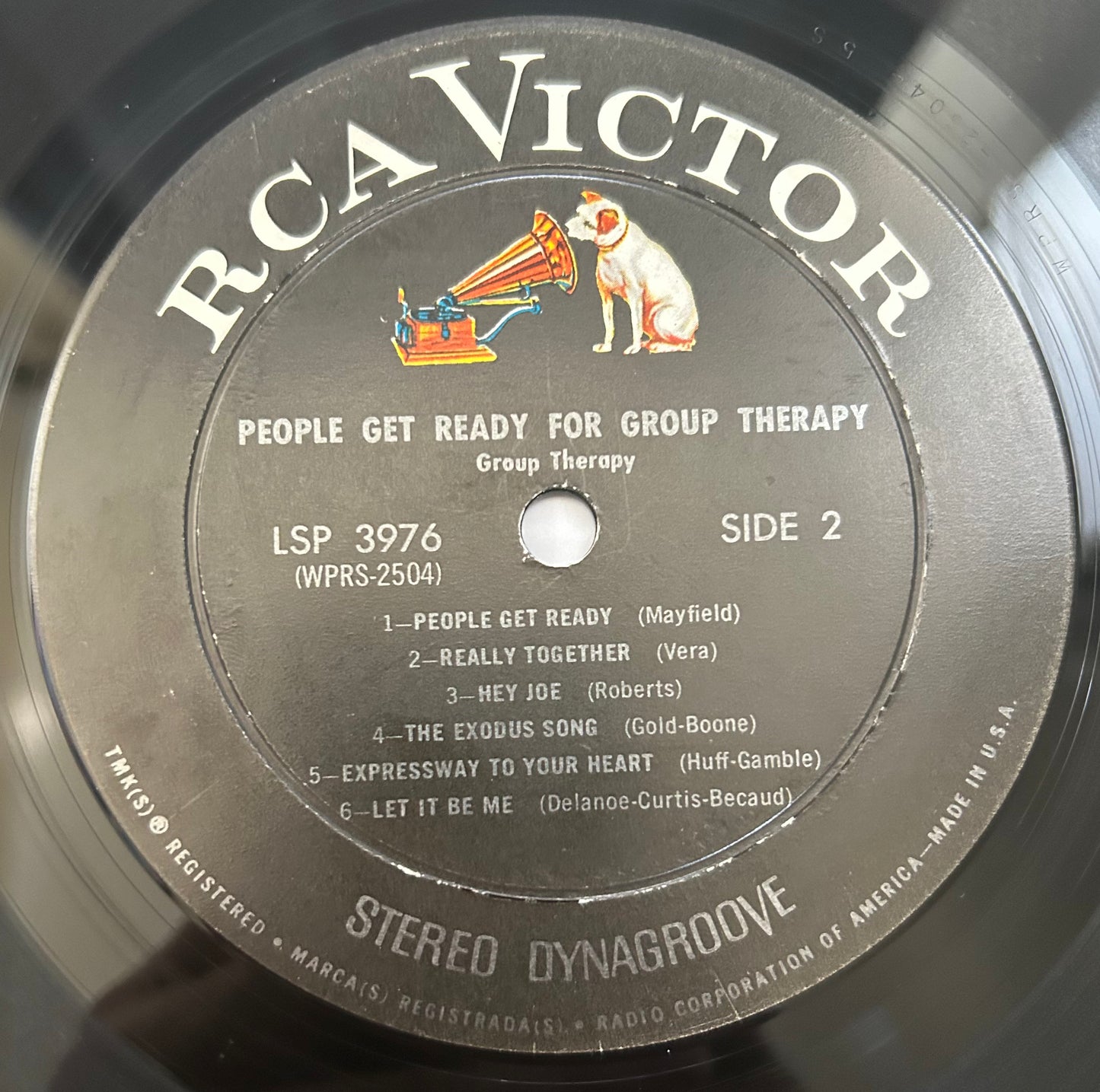 Group Therapy - People Get Ready 1st Stereo Press 1967 RCA Victor Garage Rock Psych