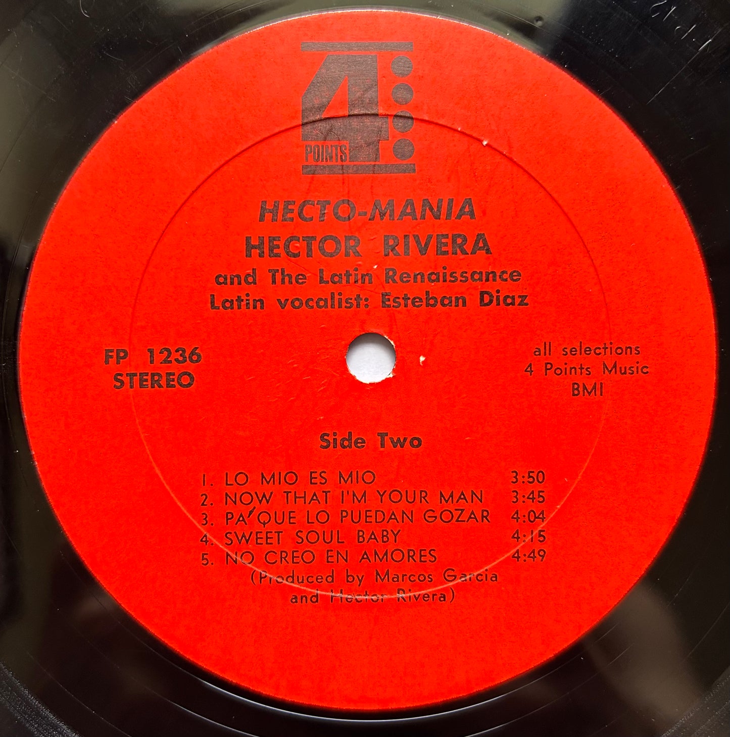 Hector Rivera & The Latin Renaissance - Hecto-Mania 1st Press 4 Points 1970 Latin Soul