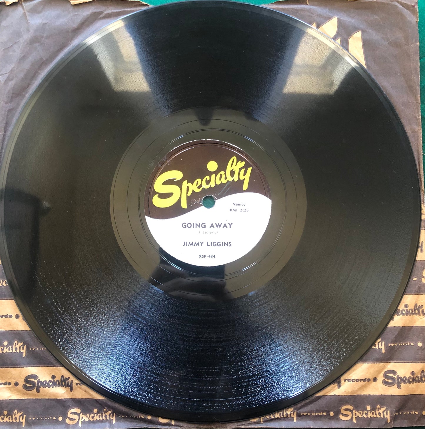 Jimmy Liggins - Come Back Home / Going Away 78 Specialty 1954 R&B