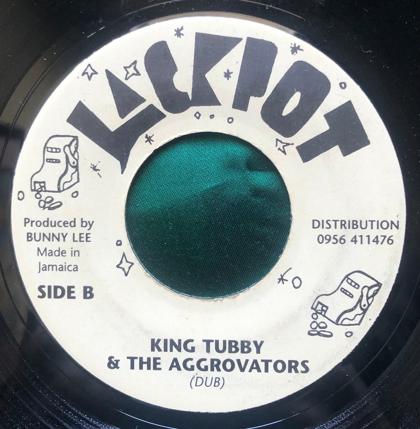 King Tubby/Johnny Clarke - None Shall Escape Jamaican 1975 Jackpot Records Dub/Roots Reggae 45