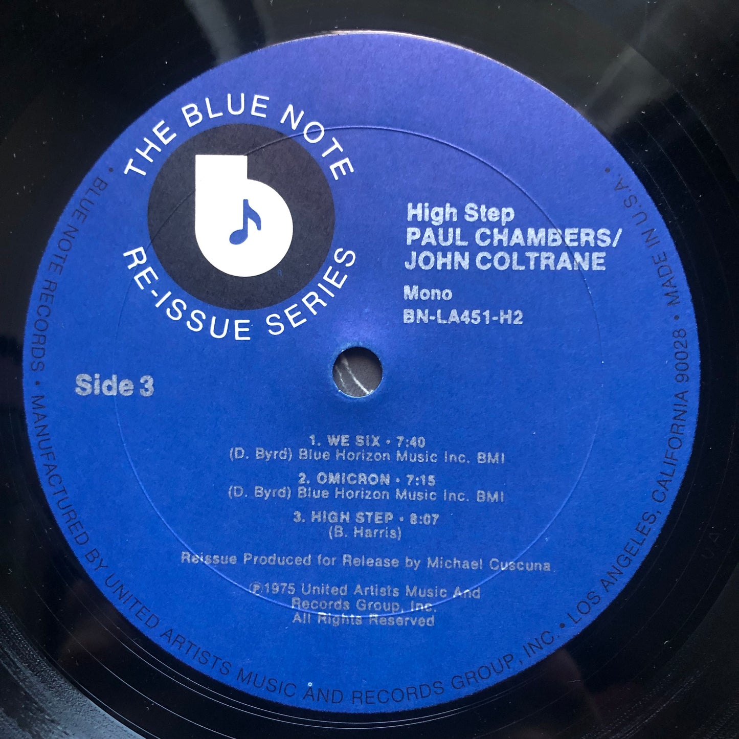John Coltrane/Paul Chambers - High Step 1975 Blue Note Re-Issue Series