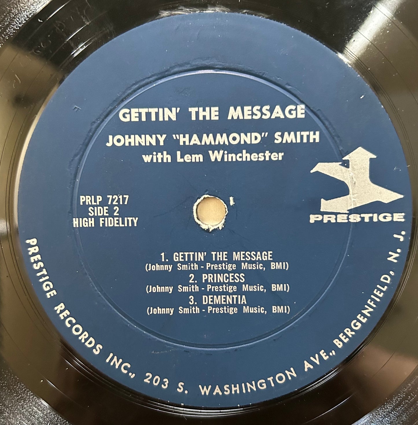 Johnny Hammond Smith - Gettin' The Message Prestige Mono