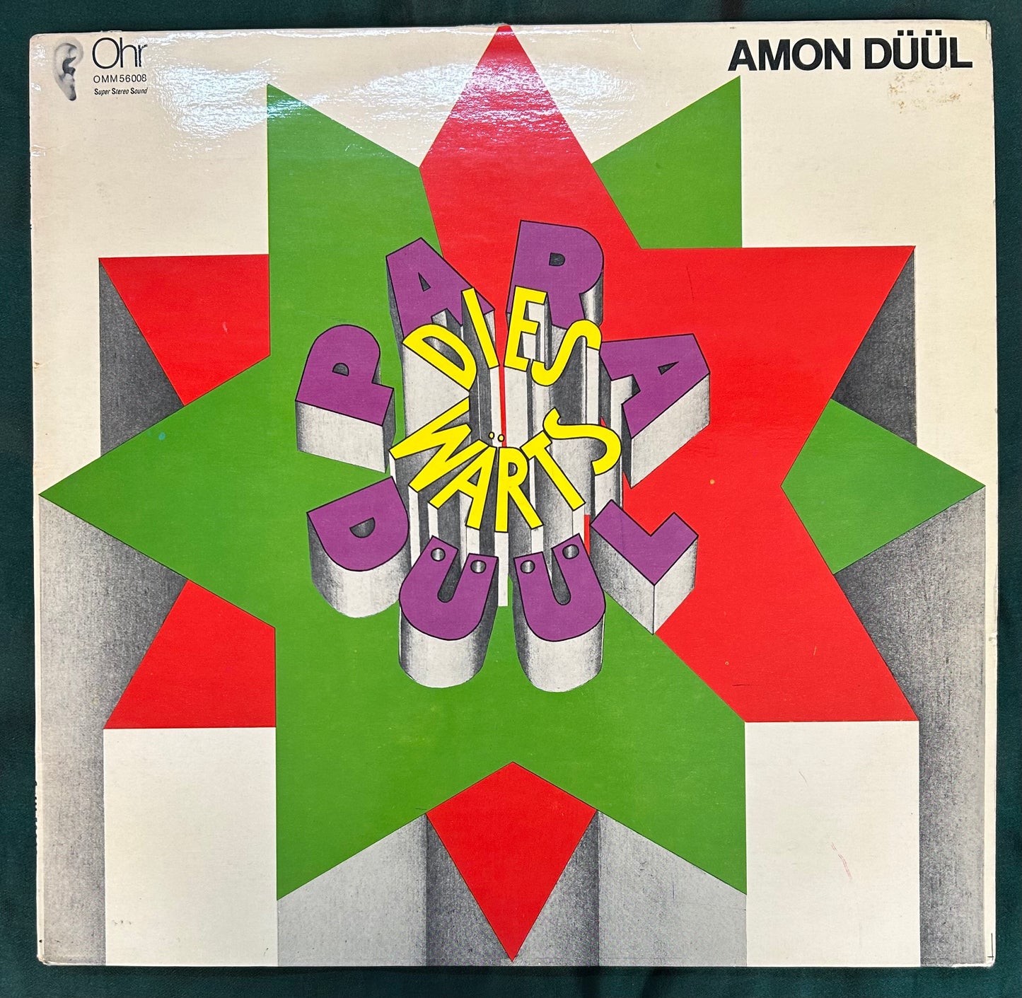 Amon Duul - Paradieswarts Duul 1st German Press Ohr 1971 Rare!