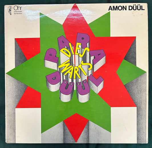 Amon Duul - Paradieswarts Duul 1st German Press Ohr 1971 Rare!