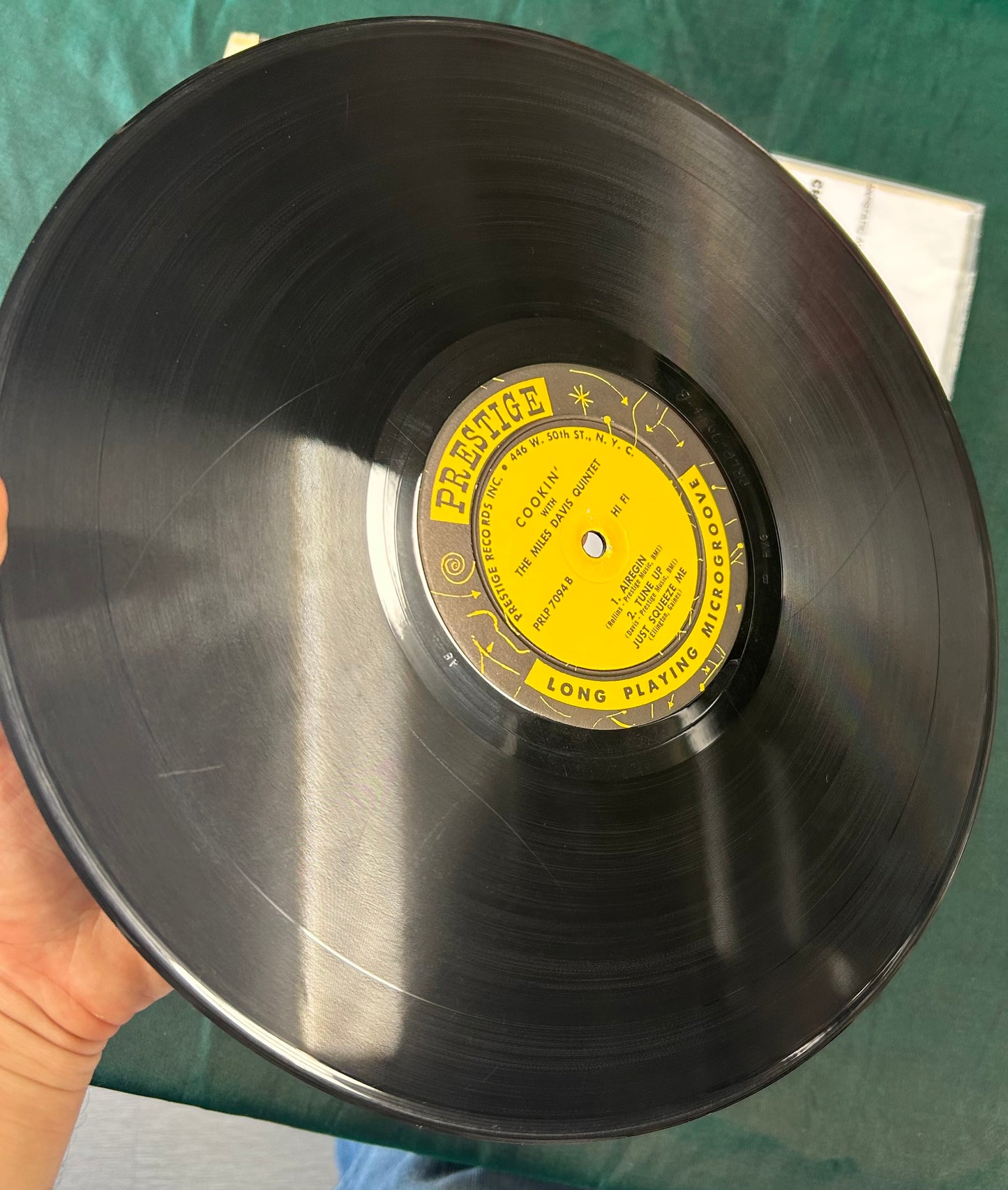 Miles Davis Quintet - Cookin' 1st Mono Press 1957 Prestige 50th St. NY Label