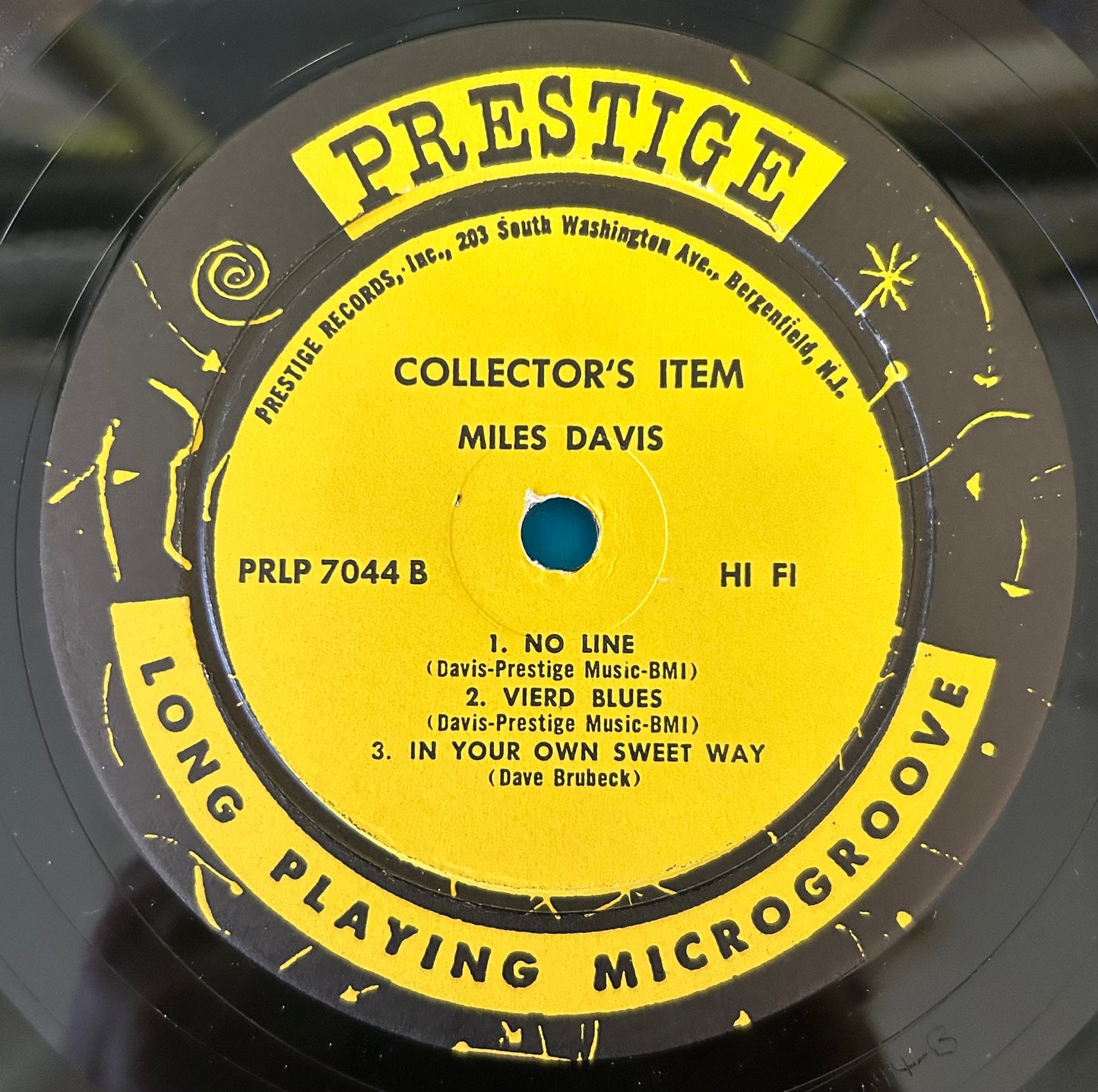 Miles Davis - Collectors Items 2nd Press 1958 Bergenfield Label Prestige RVG