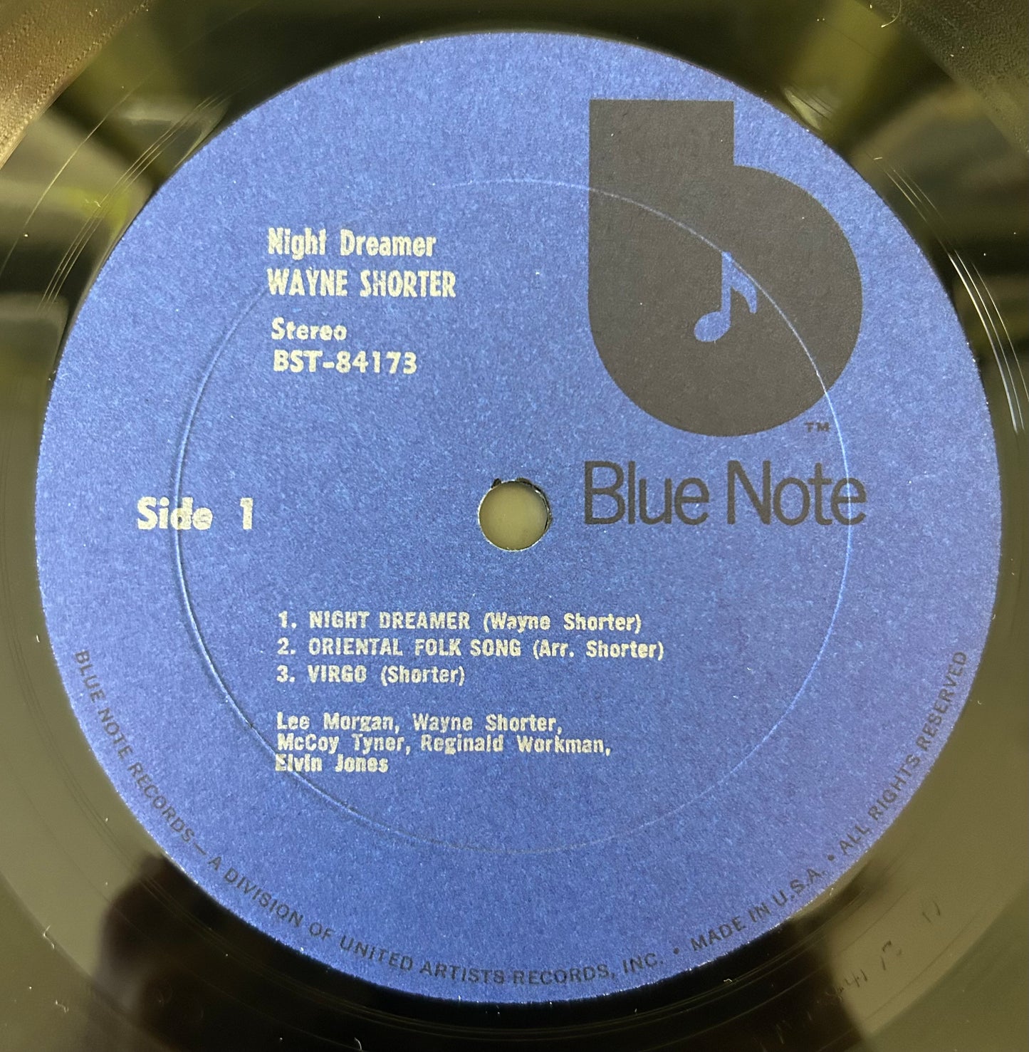 Wayne Shorter - Night Dreamer 1973 Black "b" Press Blue Note Van Gelder