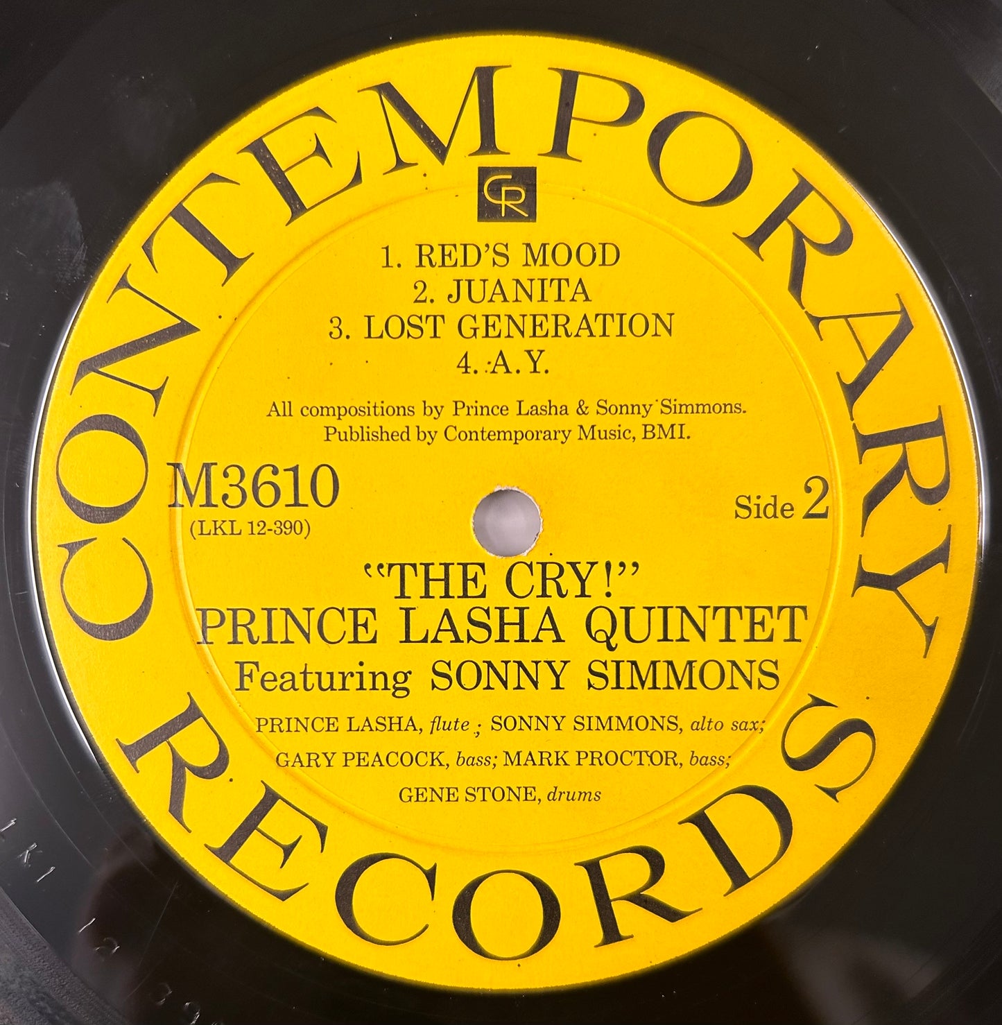 Prince Lasha Quintet - Sonny Simmons - The Cry! 1st Mono Press 1963 DG Contemporary