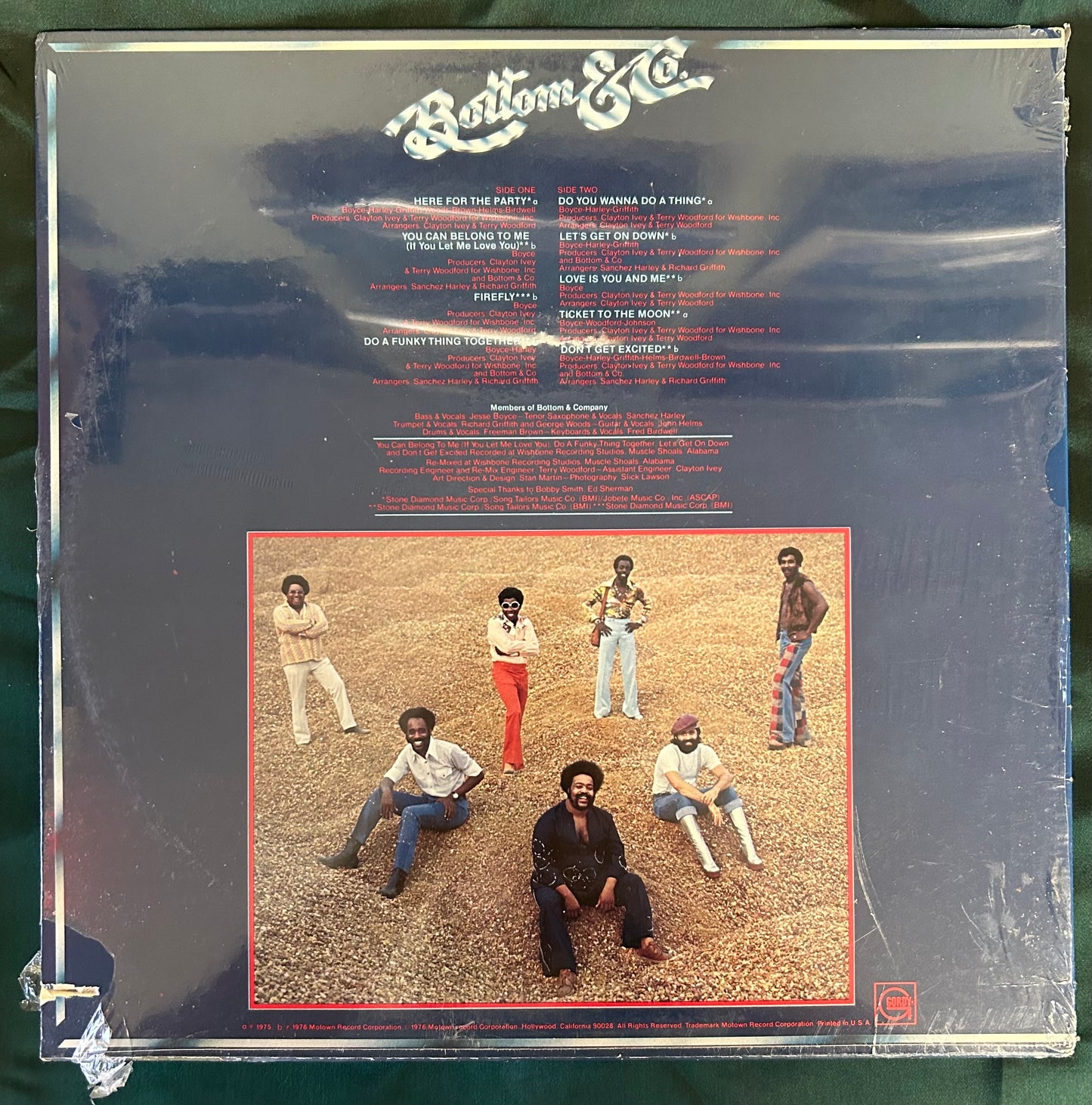 Bottom & Co. - Rock Bottom - 1st Press SEALED!  1976 Gordy Disco - Soul