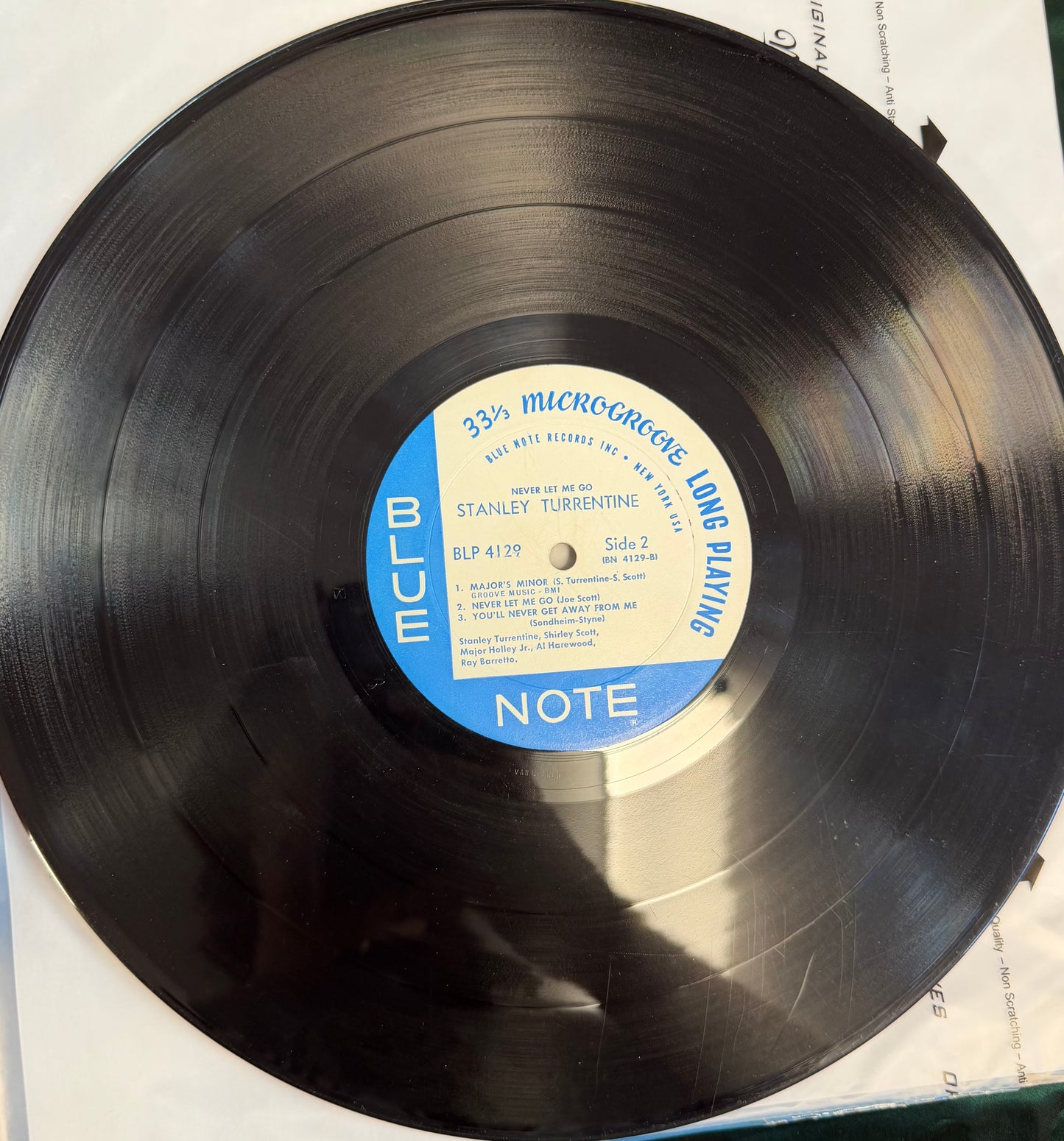 Stanley Turrentine - Never Let Me Go 1st Mono Press Blue Note 1963