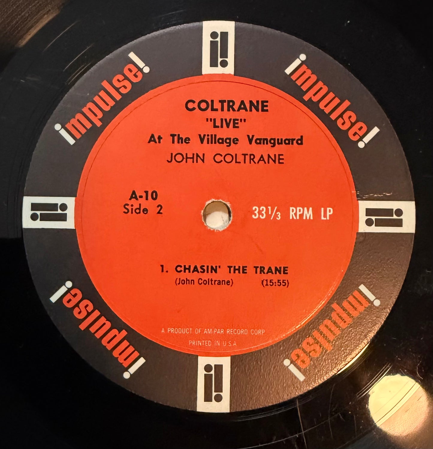 John Coltrane - "Live" At The Village Vanguard 1st Mono Press 1962 Impulse AM-PAR