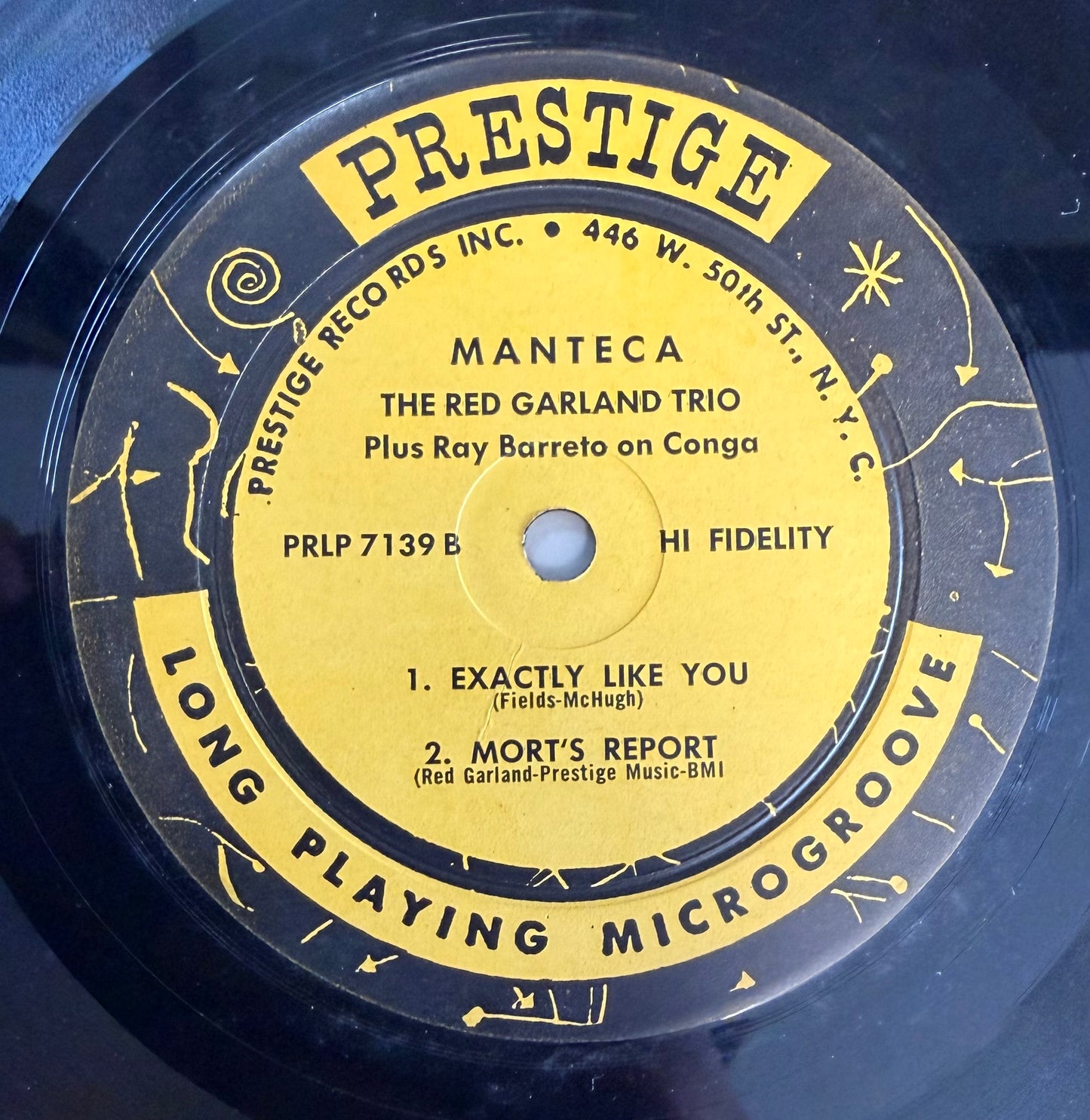 Red Garland Trio - Manteca 1st Mono Press 1958 Prestige 50th St. Promo! RVG