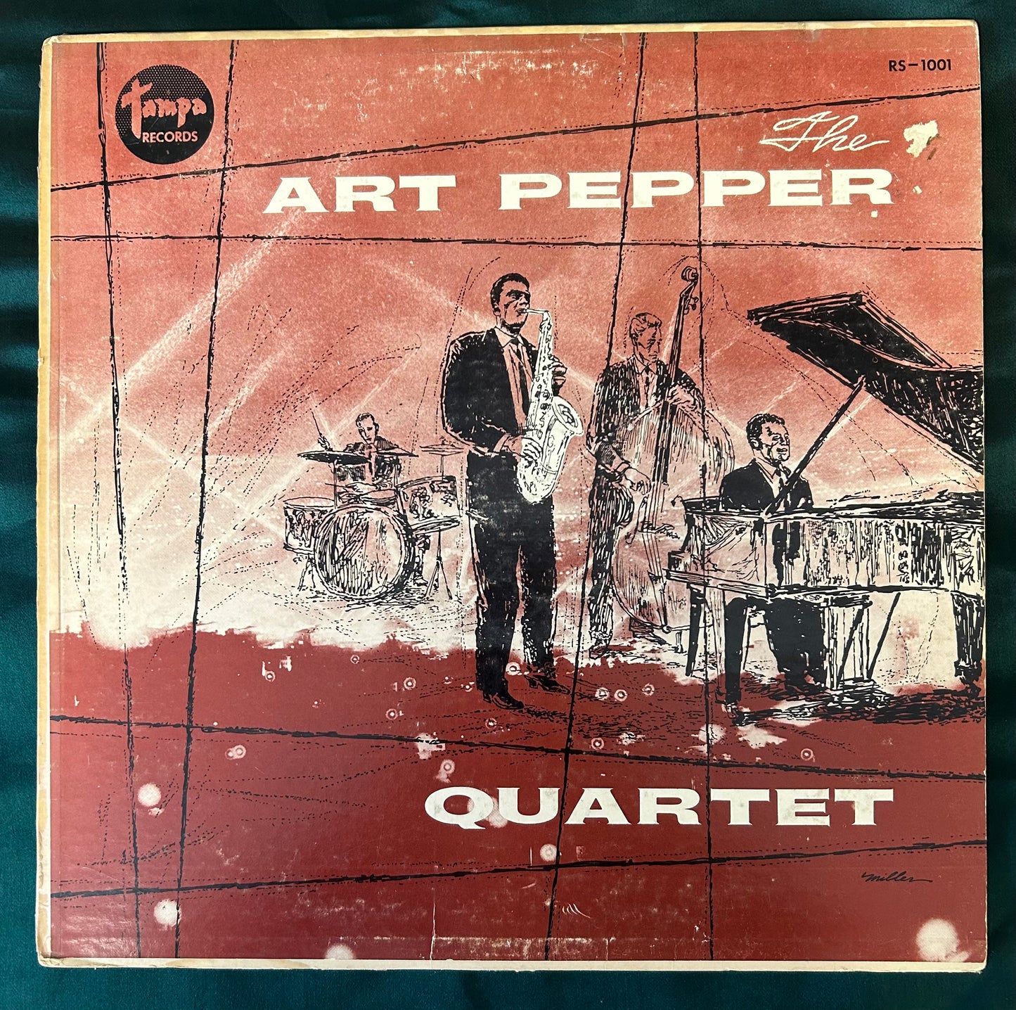 Art Pepper - The Art Pepper Quartet 1st Press 1957 Black Tampa Label Rare!