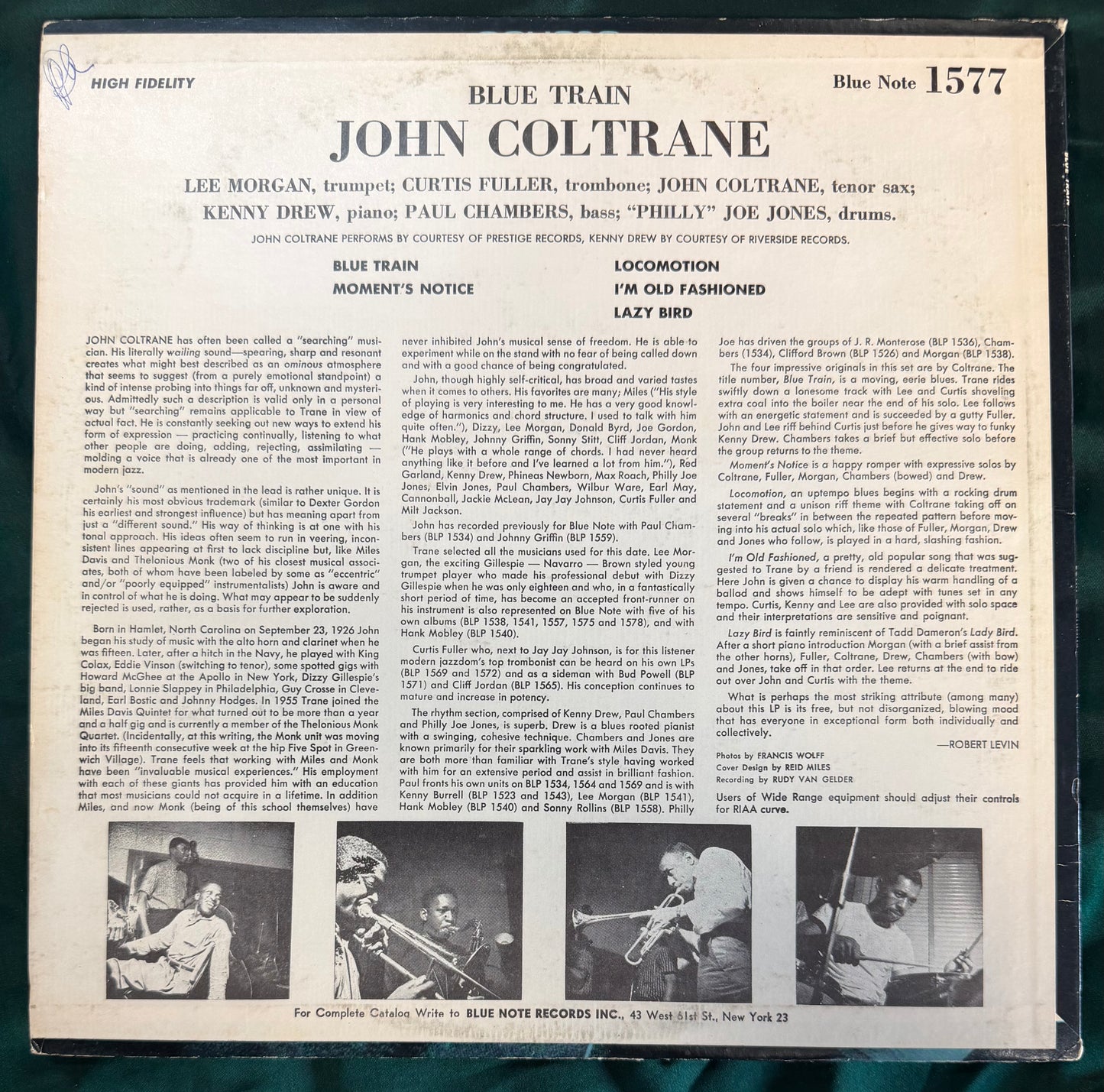 John Coltrane - Blue Train 1966 Liberty Mono Van Gelder