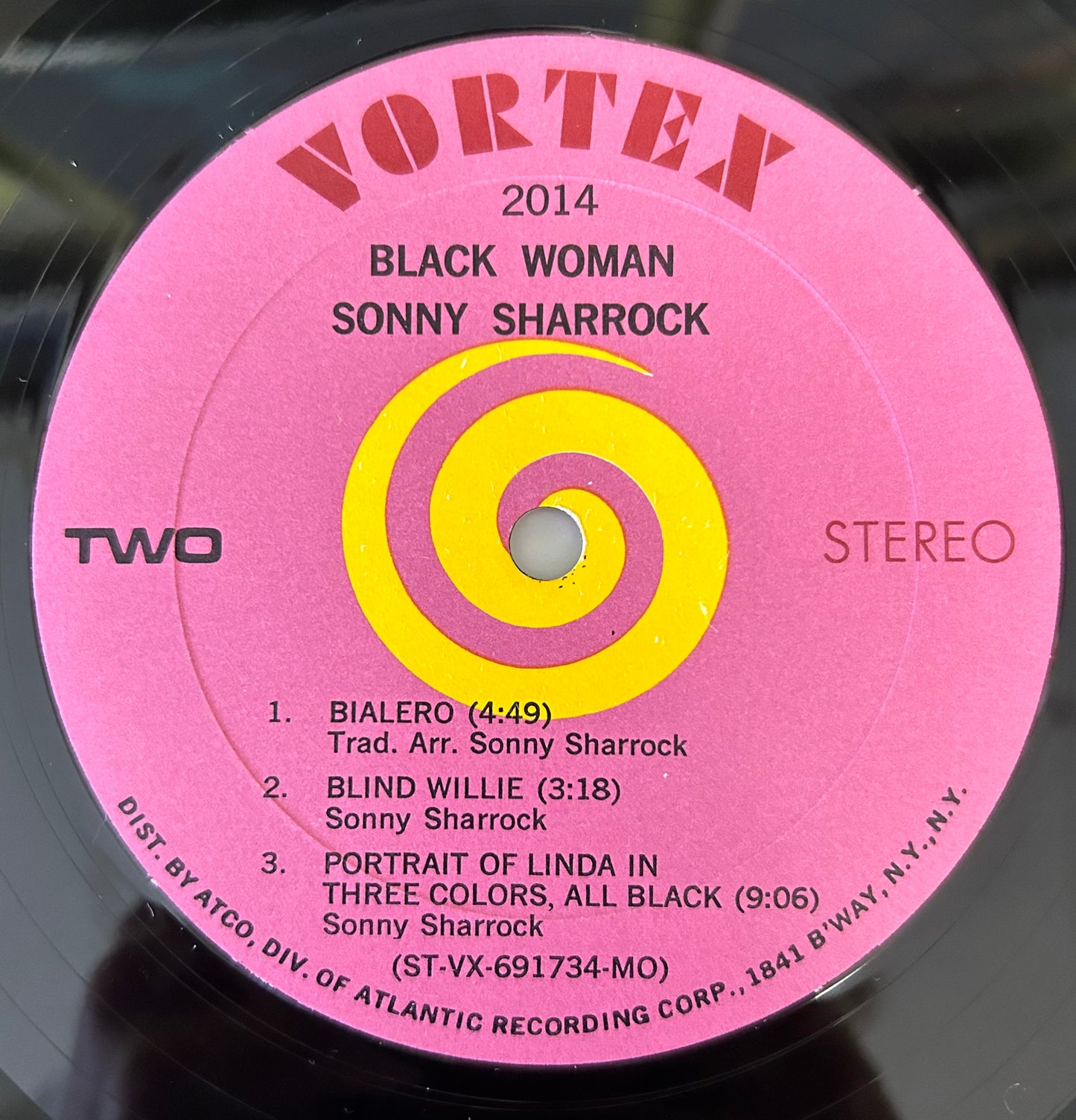 Sonny Sharrock - Black Woman 1st Press 1969 Vortex Free Jazz