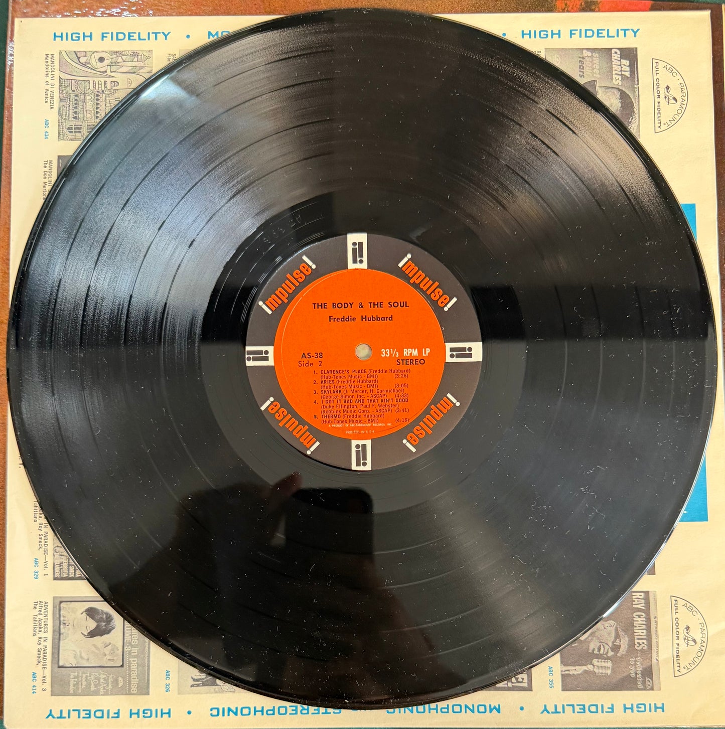 Freddie Hubbard - The Body & The Soul 1st Press 1963 Stereo Impulse Van Gelder