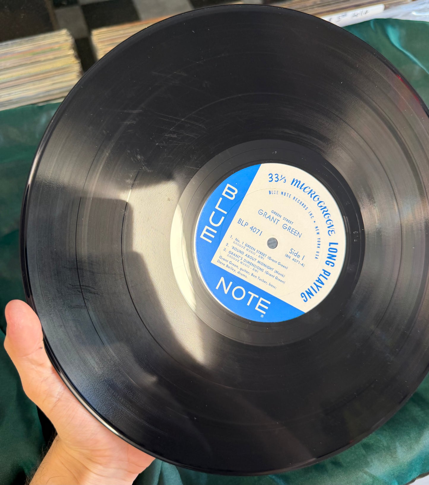 Grant Green - Green Street 1st Mono Press 1961 Non-DG Blue Note NY Label