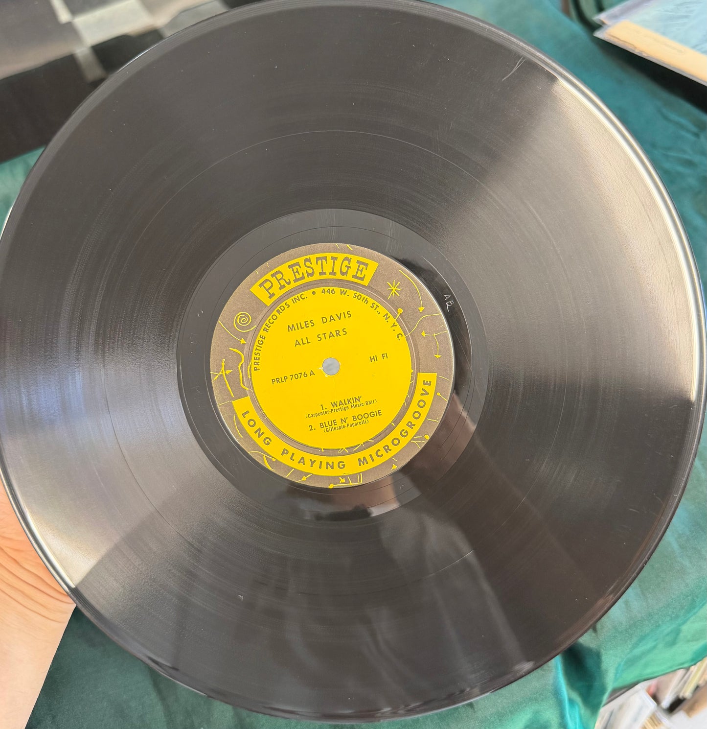 Miles Davis All Stars - Walkin’ 1st Press 1957 Mono 50th St. Prestige Fireworks