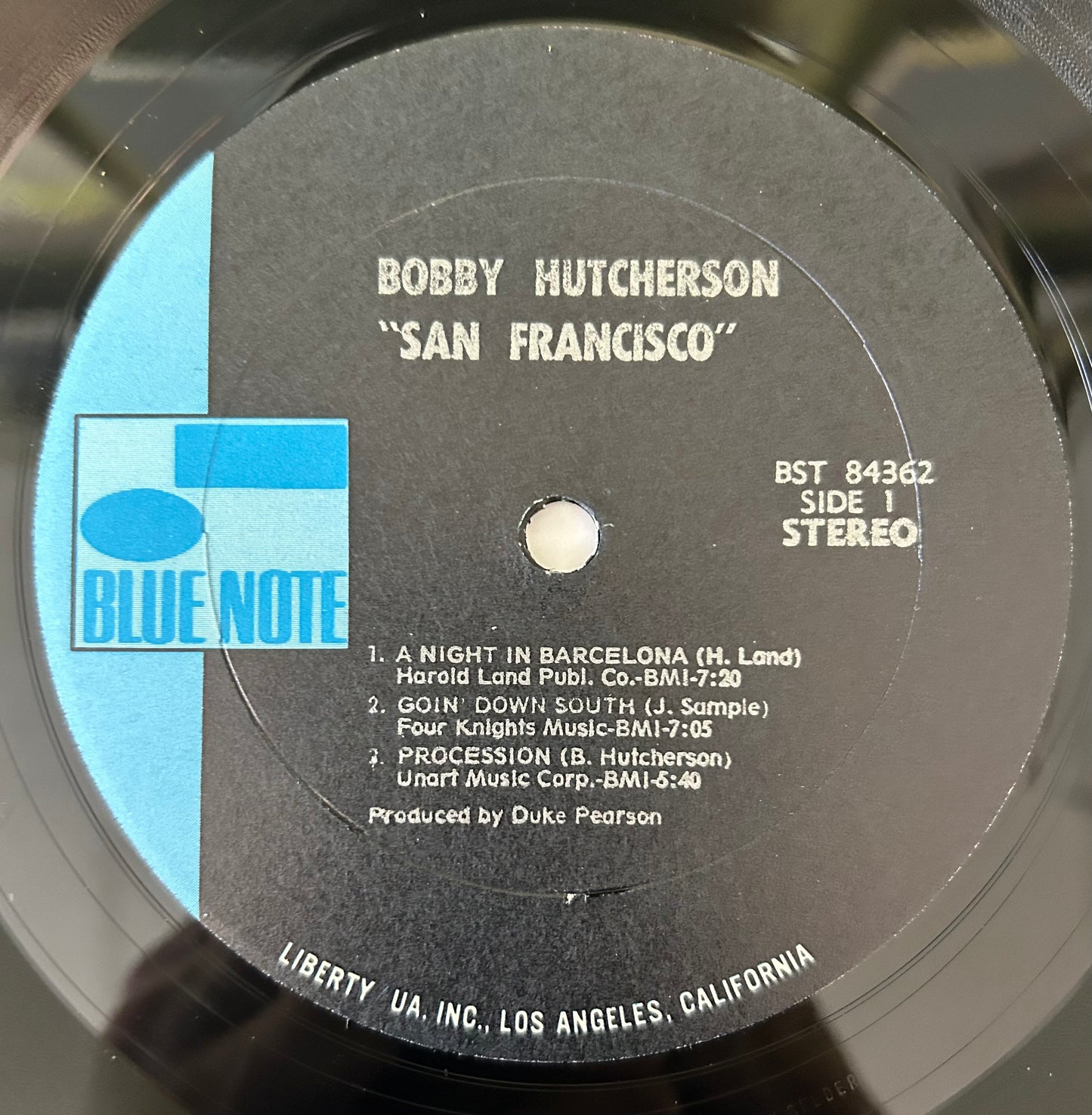 Bobby Hutcherson - San Francisco 1st Press 1971 Blue Note