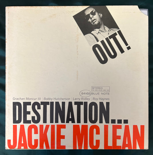 Jackie McLean - Destination Out 1973 Blue Note Black "b" Press