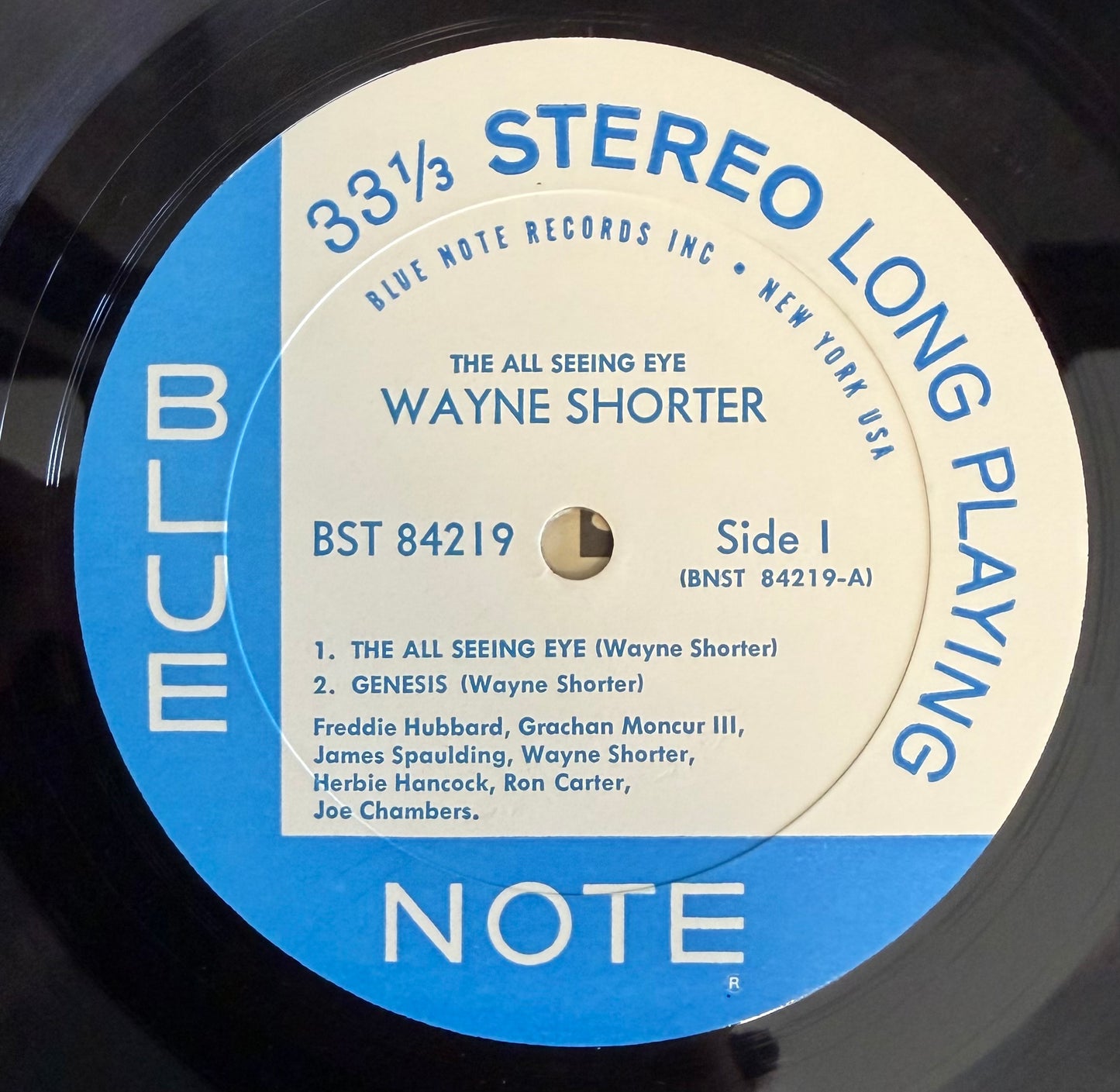 Wayne Shorter - The All Seeing Eye 1st Press 1966 Promo Stamp Stereo Blue Note NY Van Gelder