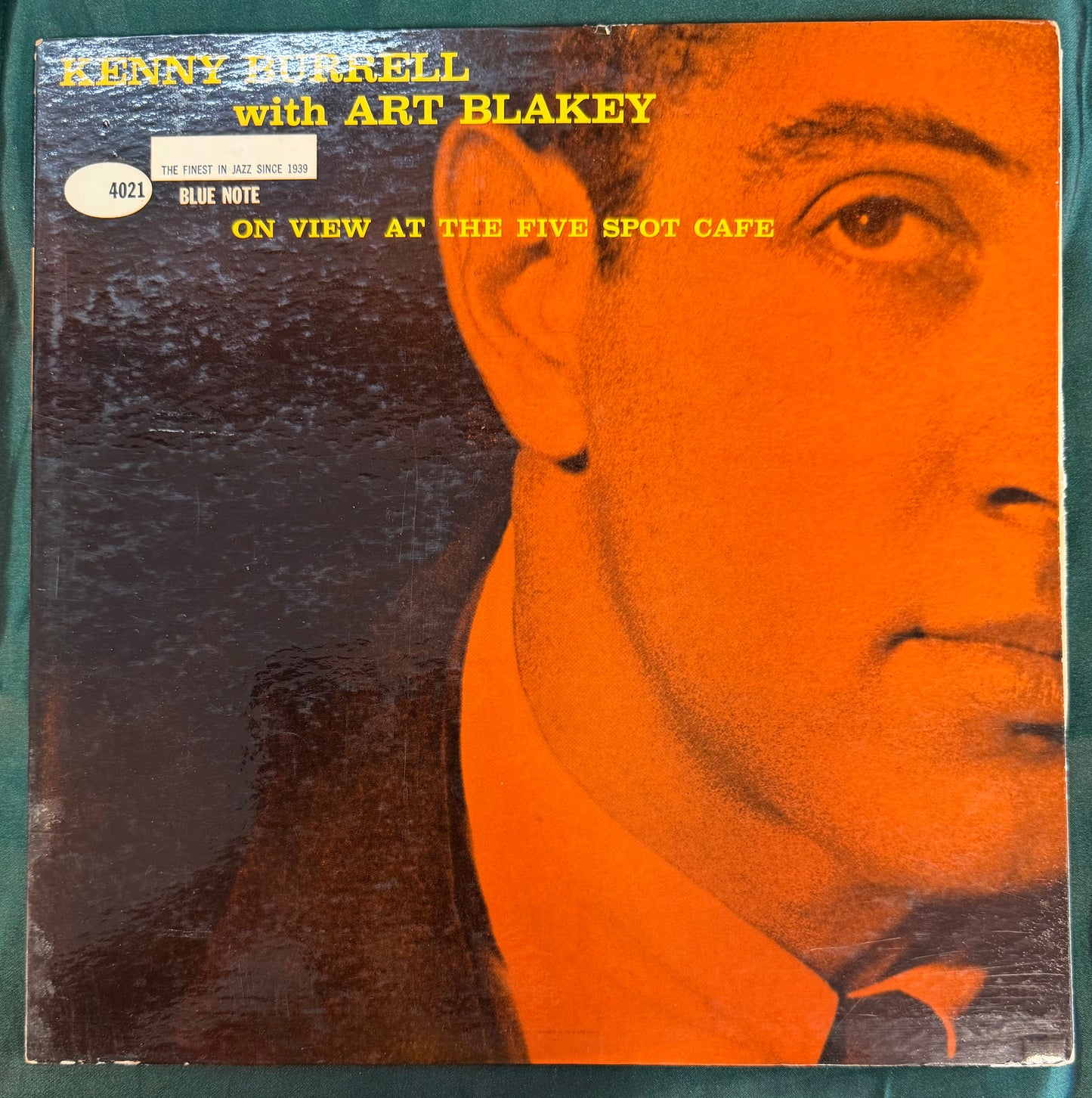 Kenny Burrell With Art Blakey - On View At The Five Spot 1st Mono Press 1960 Blue Note 4021 47 West 63rd