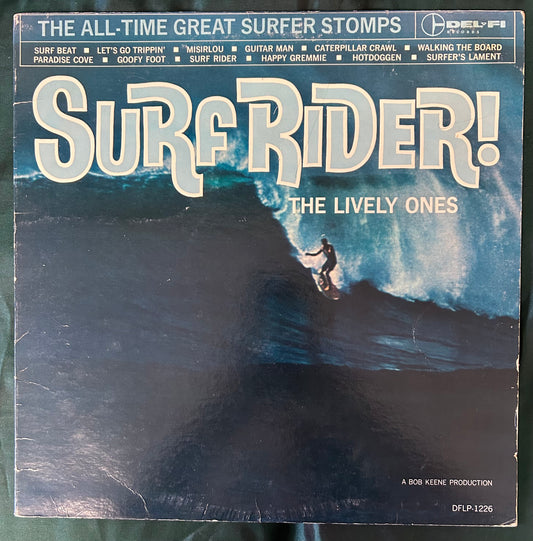 The Lively Ones - Surf Rider! 1st Press 1963 Mono Del-Fi Surf Rock