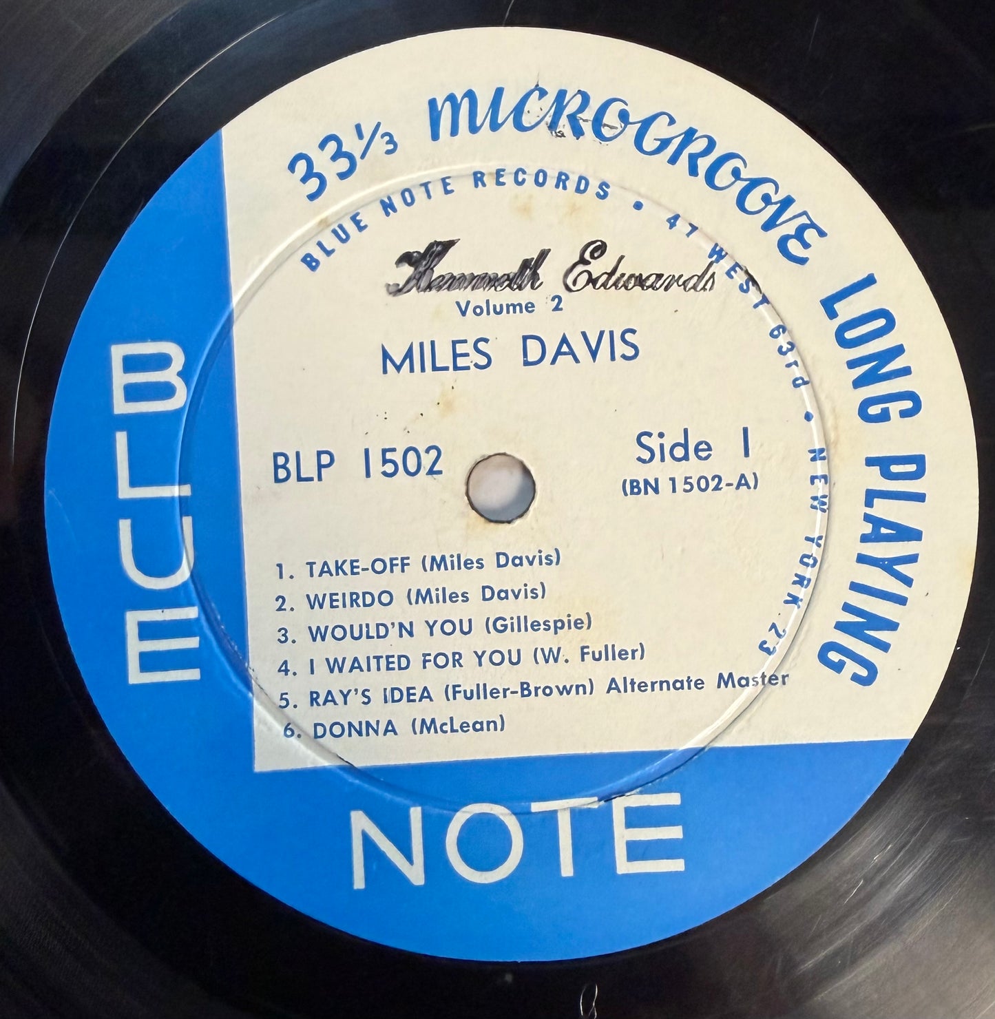 Miles Davis - Volume 2 Blue Note 1502 2nd Press 1957 New York 23