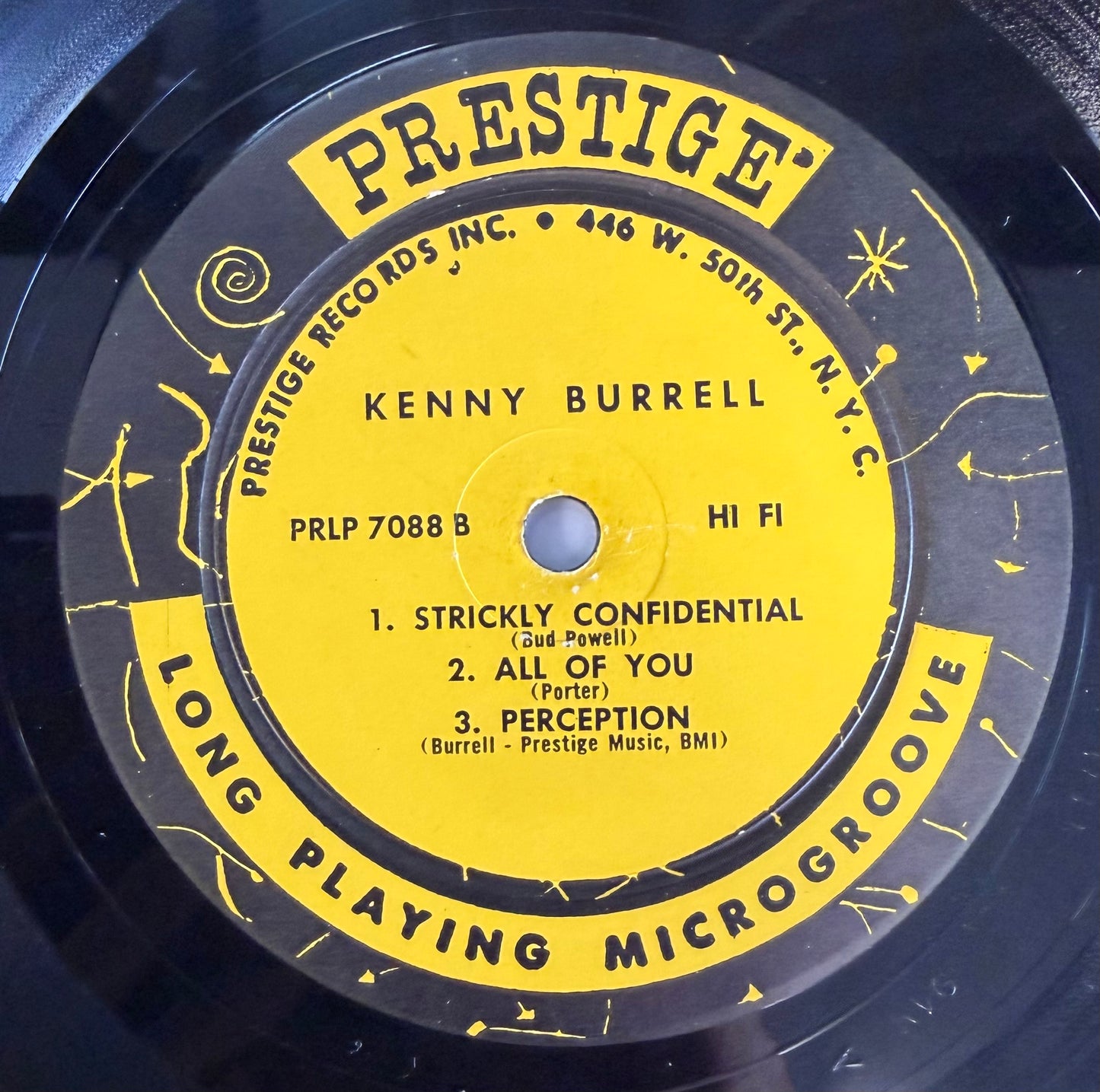 Kenny Burrel - Kenny Burrell 1st Mono Press 1957 Prestige 7088