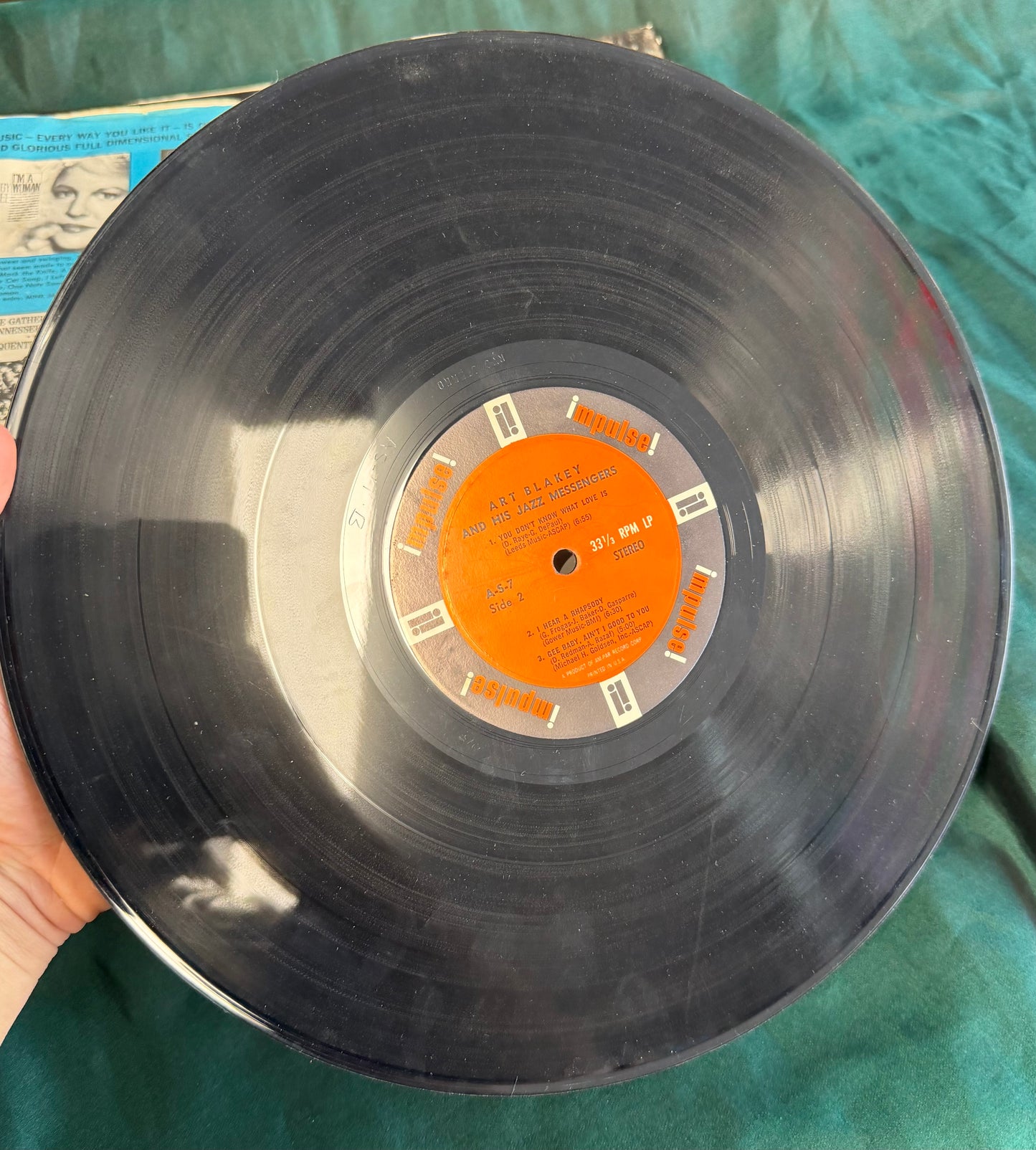 Art Blakey - Art Blakey & The Jazz Messengers 1st Press 1961 Impulse Am-Par Stereo