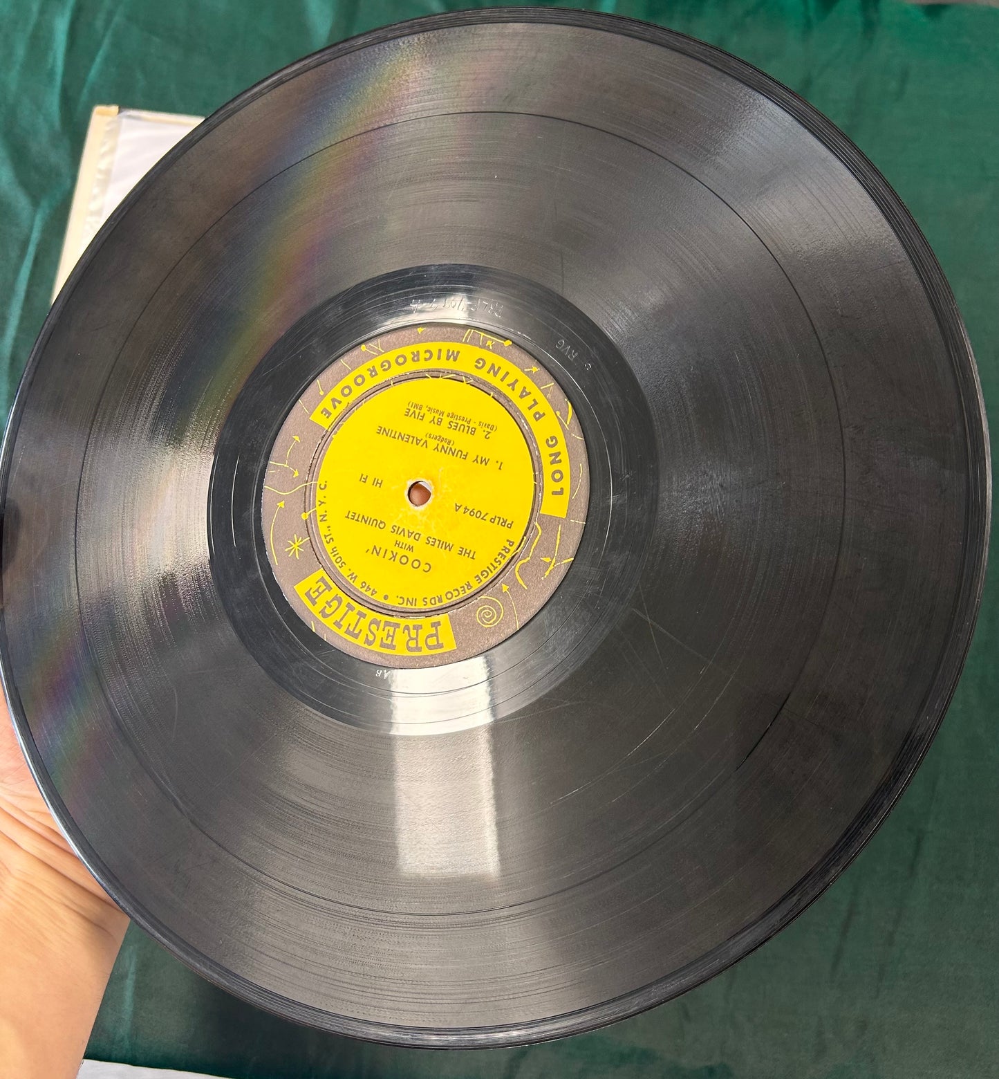 Miles Davis Quintet - Cookin' 1st Mono Press 1957 Prestige 50th St. NY Label