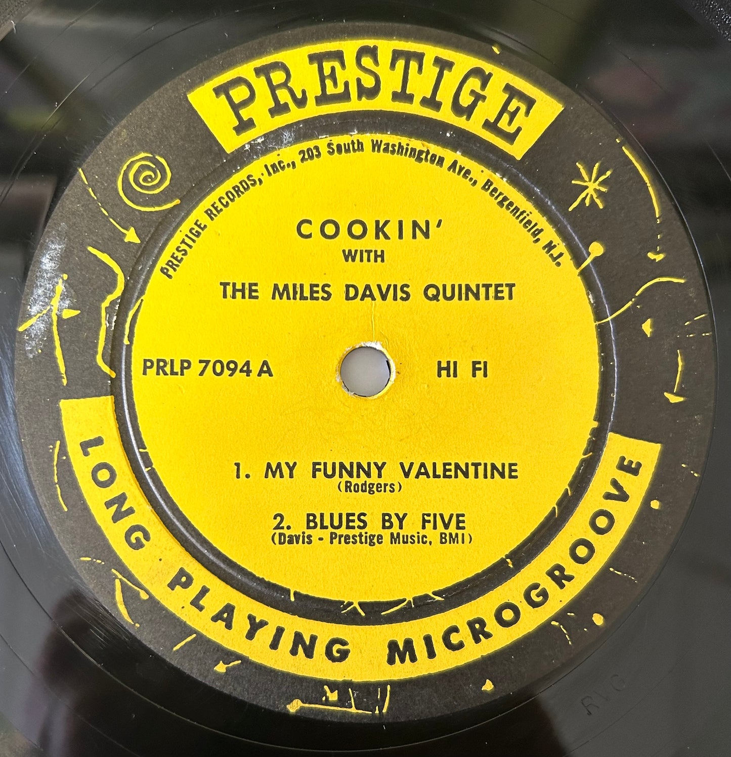 Miles Davis Quintet - Cookin' 2nd Press 1958 Bergenfield Label Prestige