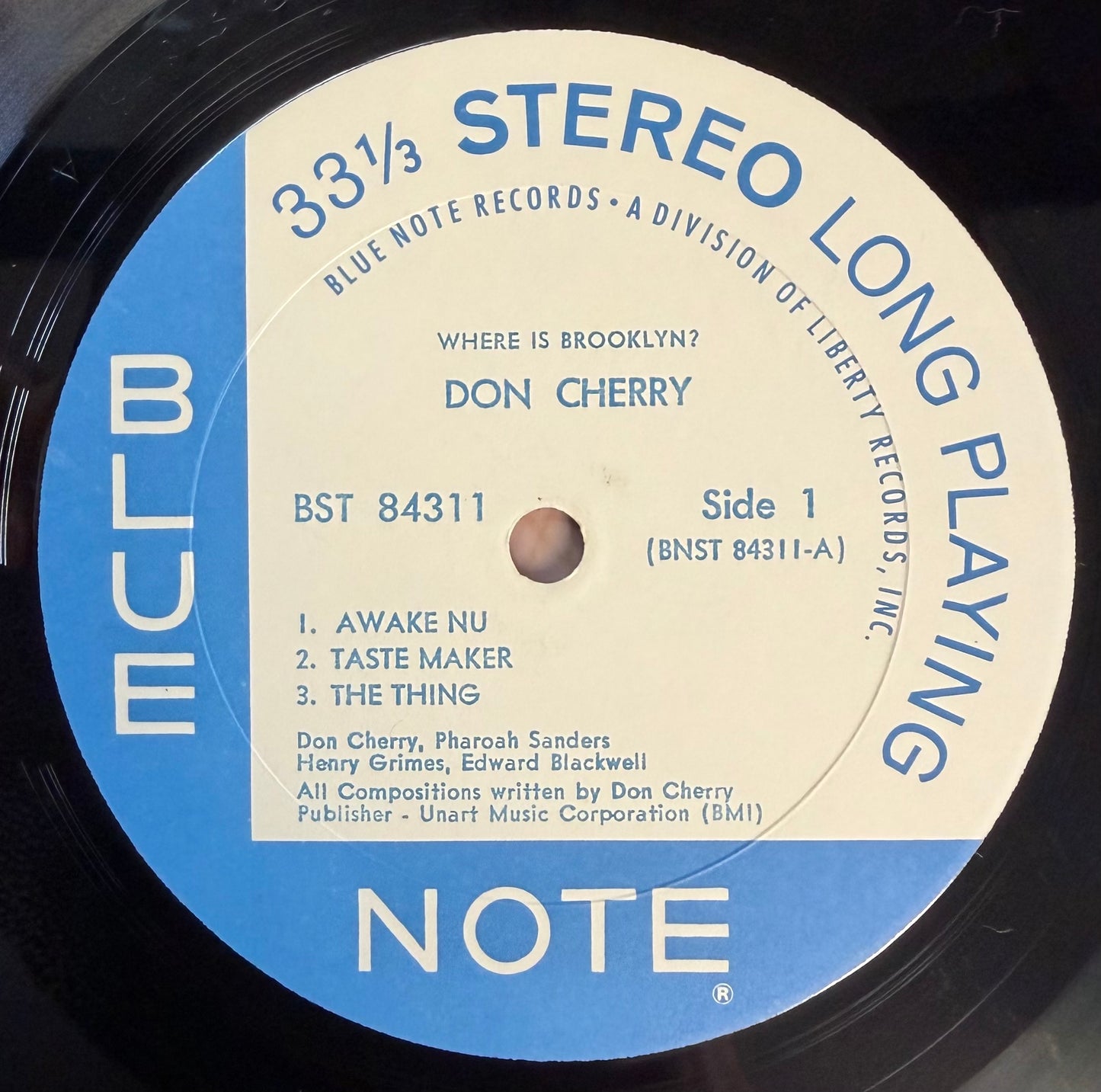 Don Cherry - Where is Brooklyn 1st Press 1969 Promo Blue Note